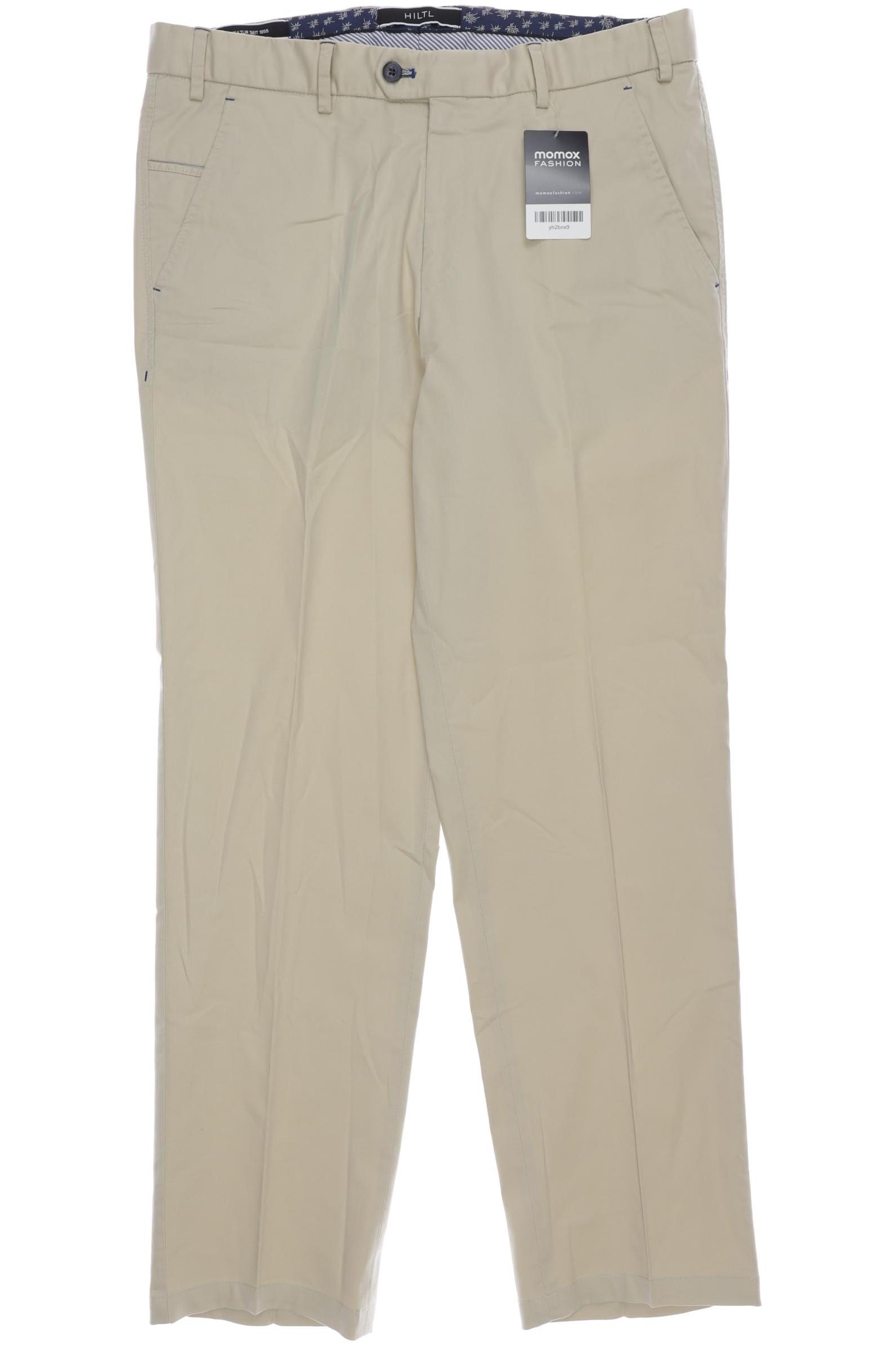 

Hiltl Herren Stoffhose, beige, Gr. 50
