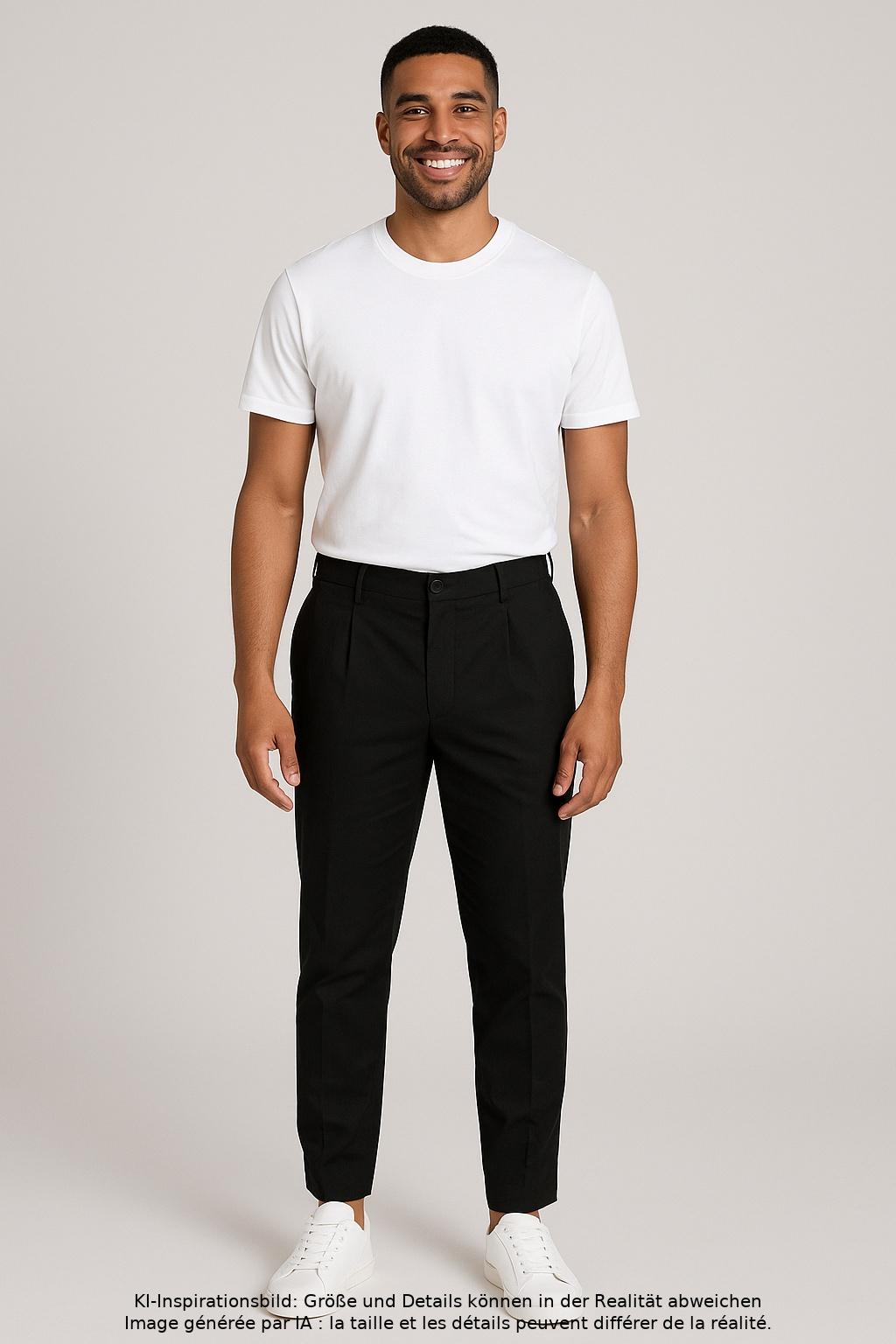 

Hiltl Herren Stoffhose, schwarz, Gr. 27