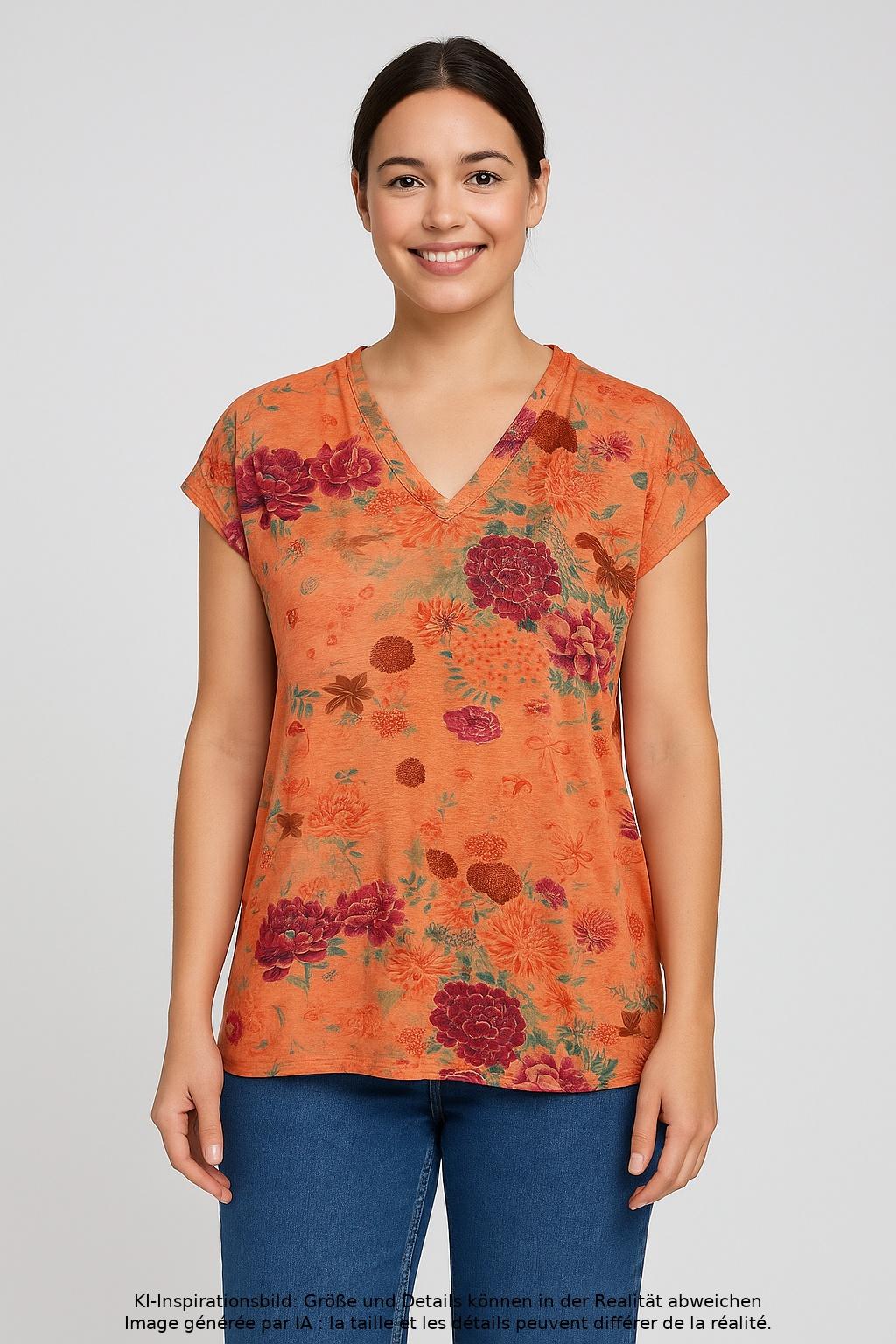 

Himalaya Damen T-Shirt, orange, Gr. 44