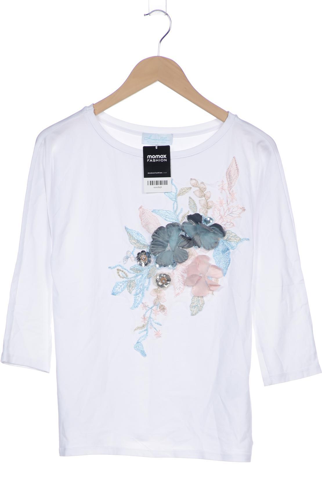 

Himmelblau by Lola Paltinger Damen Langarmshirt, weiß, Gr. 38