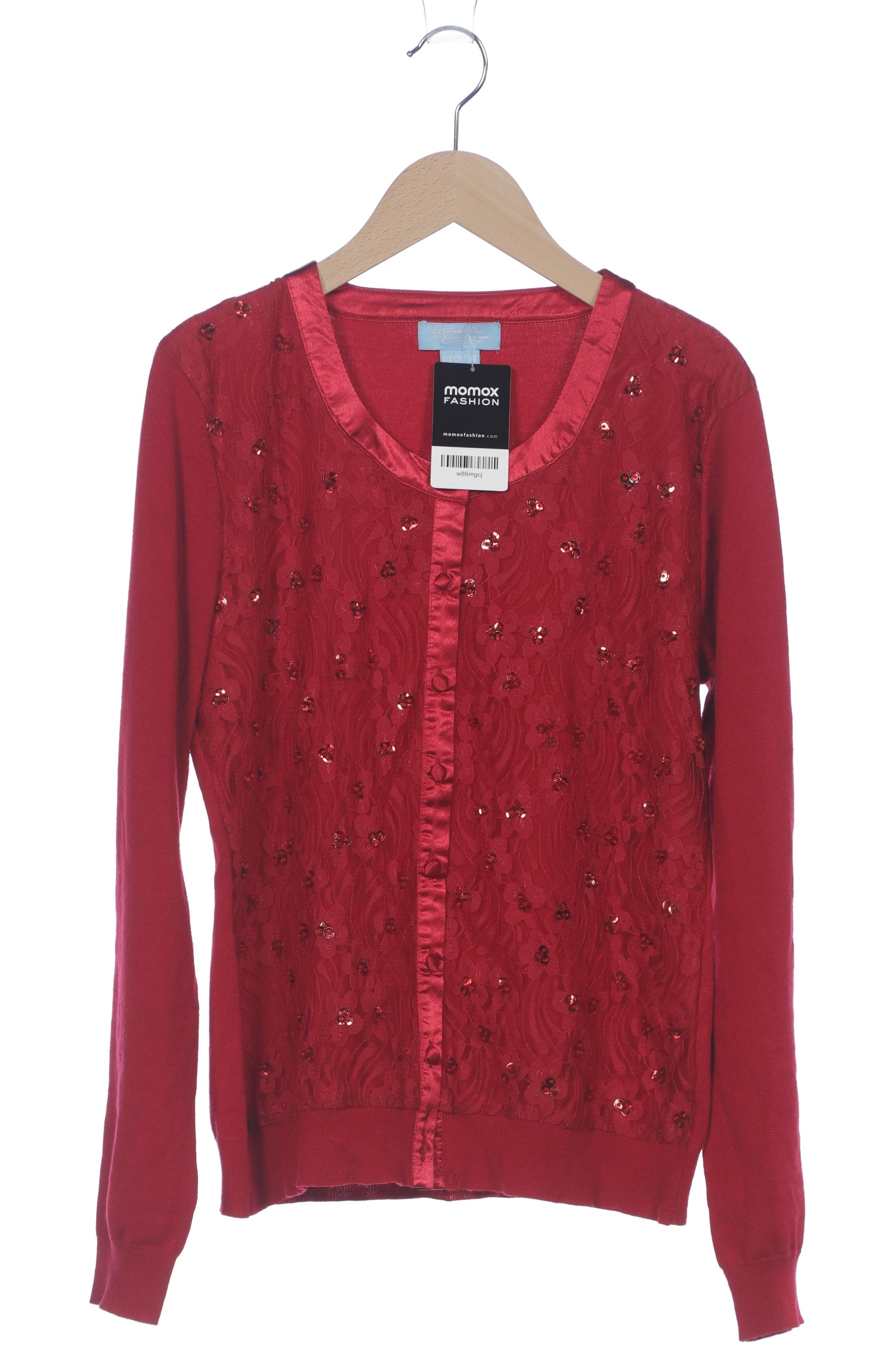 

Himmelblau by Lola Paltinger Damen Strickjacke, rot, Gr. 42