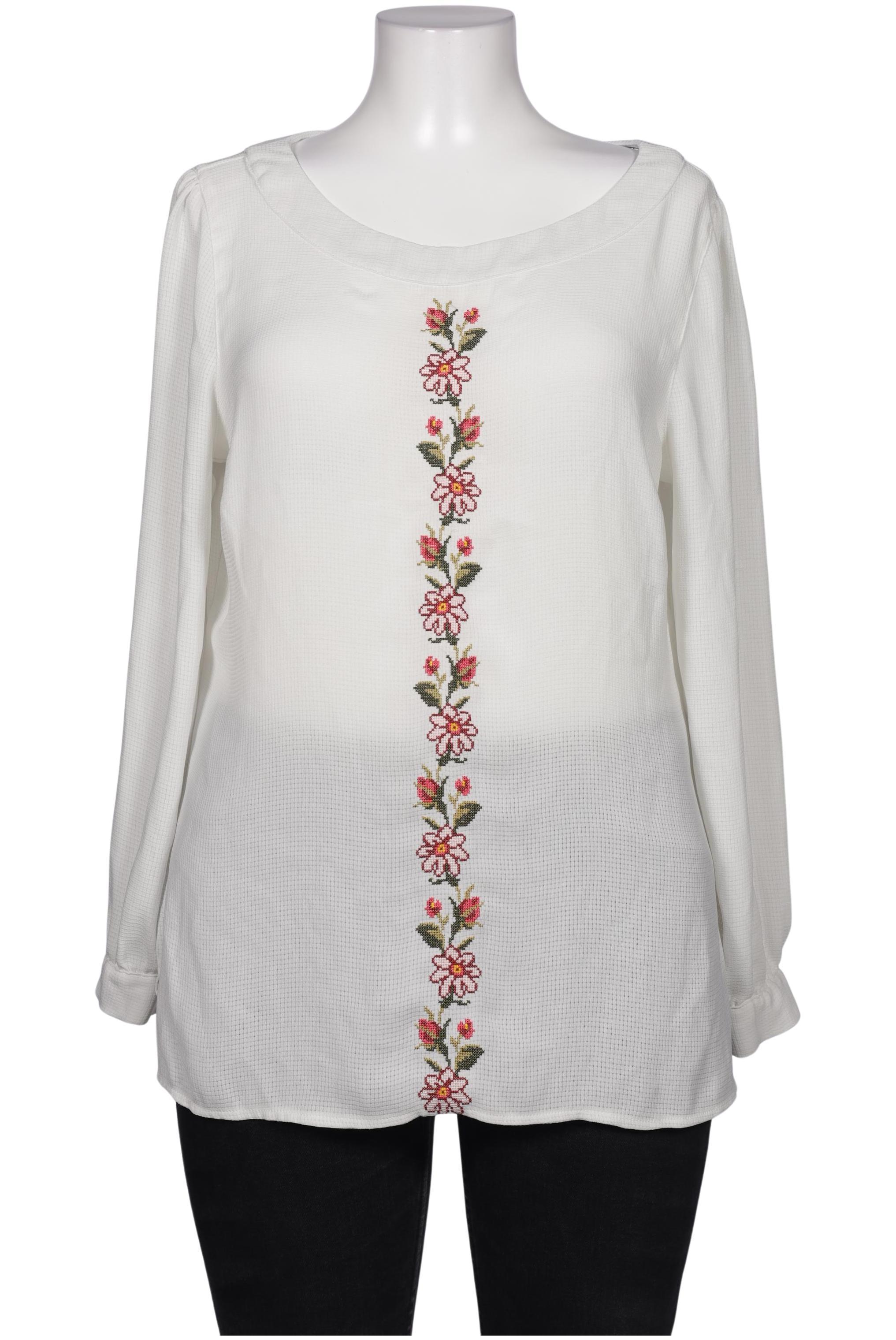 

Himmelblau by Lola Paltinger Damen Bluse, weiß, Gr. 42