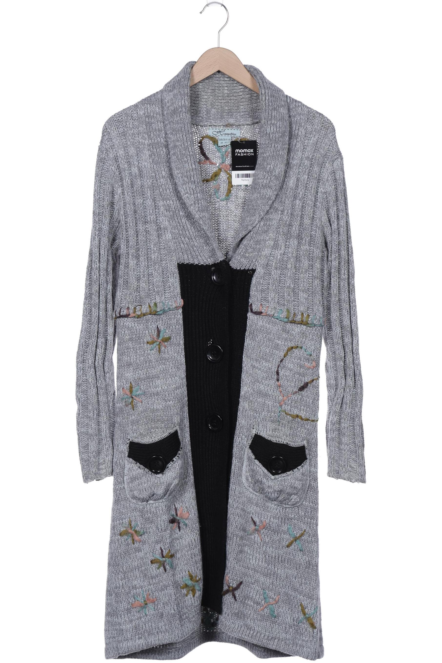 

Himmelblau by Lola Paltinger Damen Strickjacke, grau, Gr. 38