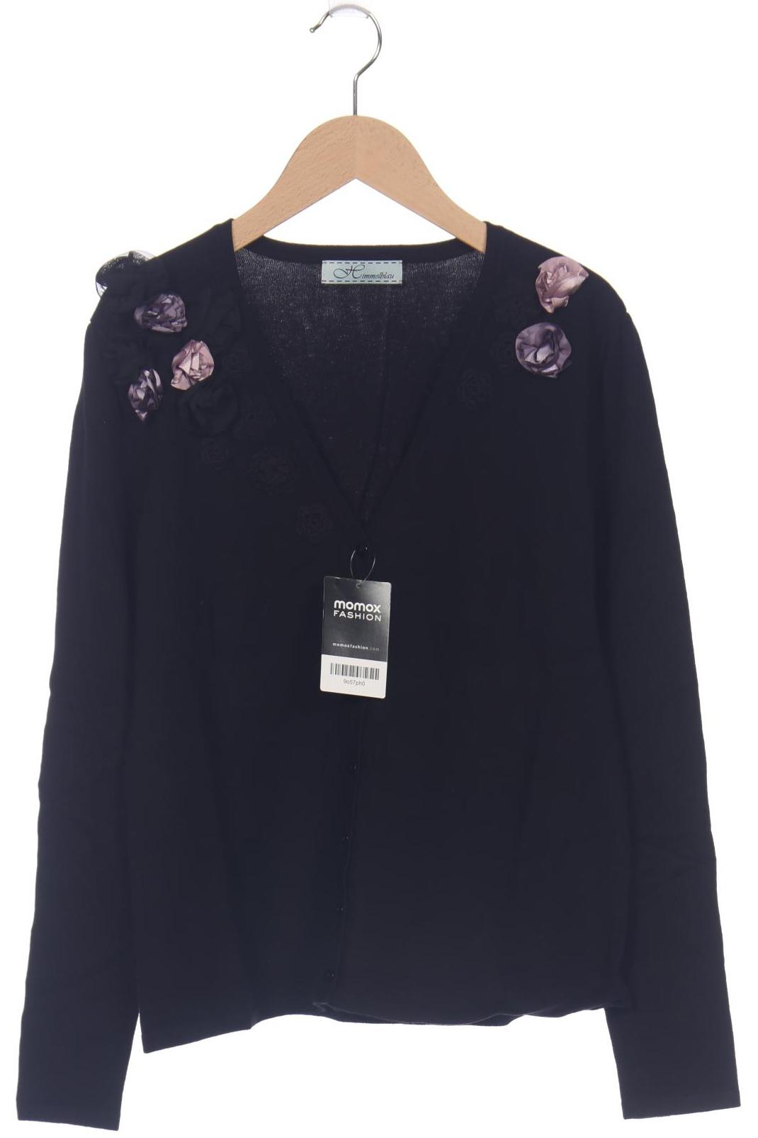 

Himmelblau by Lola Paltinger Damen Strickjacke, schwarz, Gr. 40