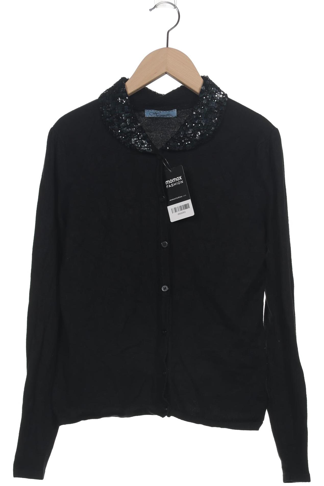 

Himmelblau by Lola Paltinger Damen Strickjacke, schwarz, Gr. 38