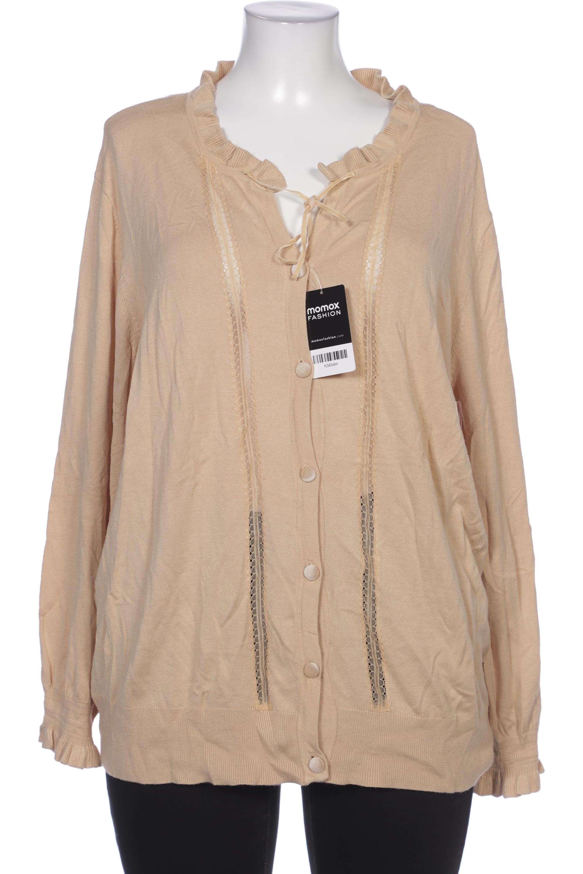 

Himmelblau by Lola Paltinger Damen Strickjacke, beige, Gr. 50