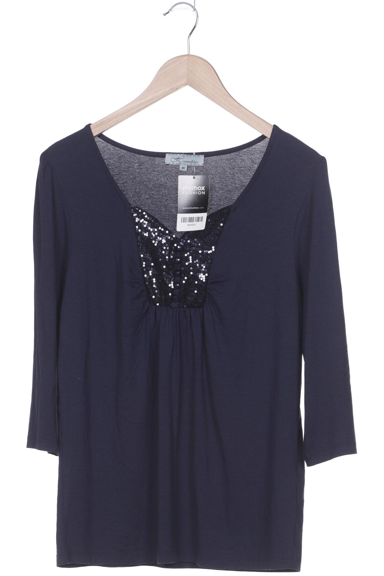 

Himmelblau by Lola Paltinger Damen Langarmshirt, marineblau, Gr. 40