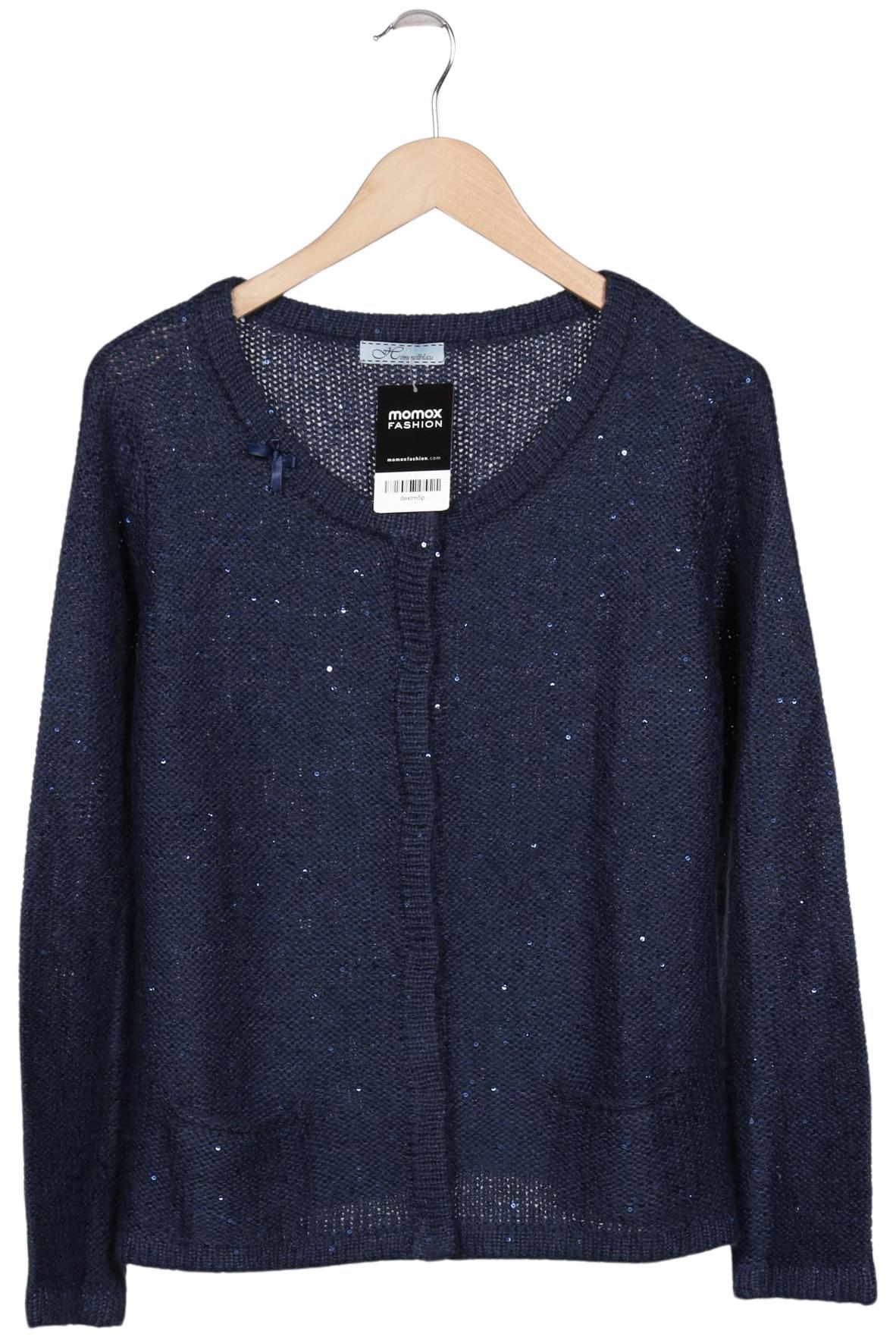 

Himmelblau by Lola Paltinger Damen Strickjacke, marineblau, Gr. 42