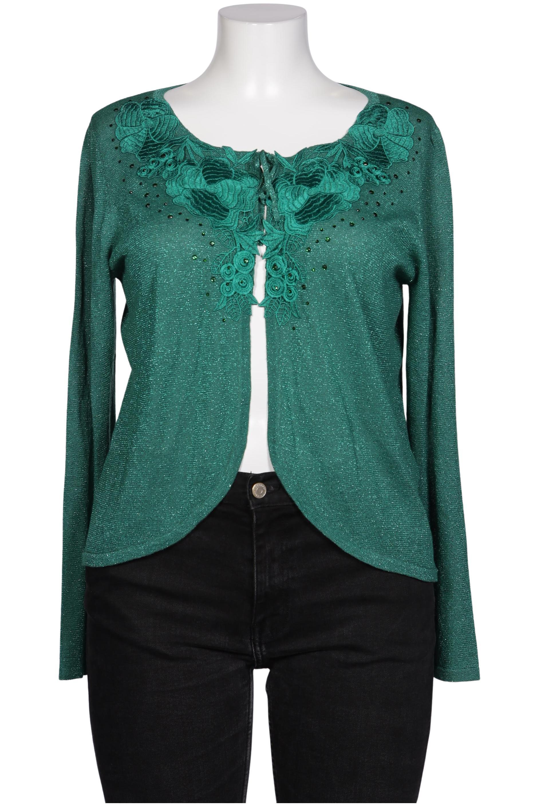 

Himmelblau by Lola Paltinger Damen Strickjacke, grün, Gr. 44
