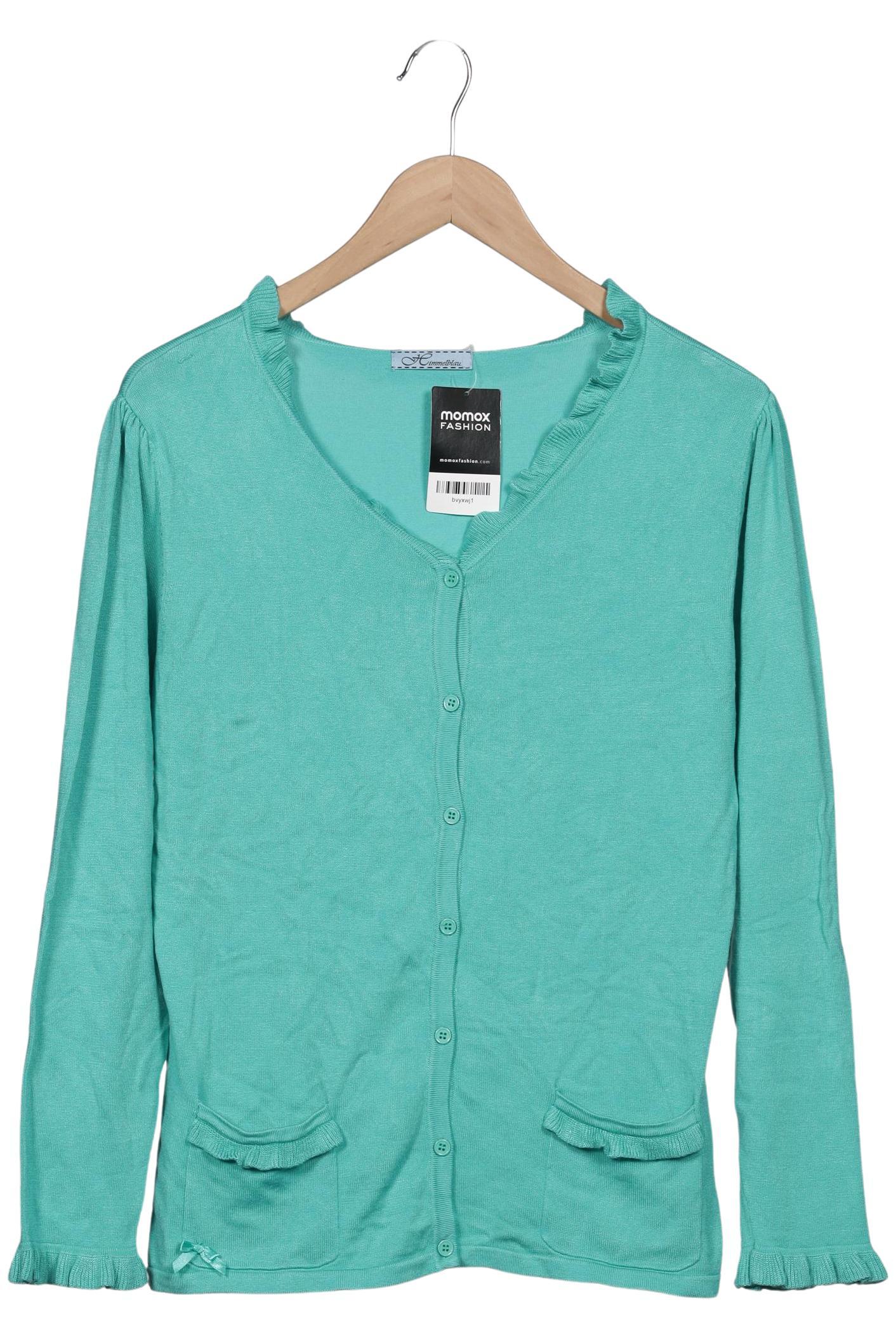 

Himmelblau by Lola Paltinger Damen Strickjacke, türkis, Gr. 42