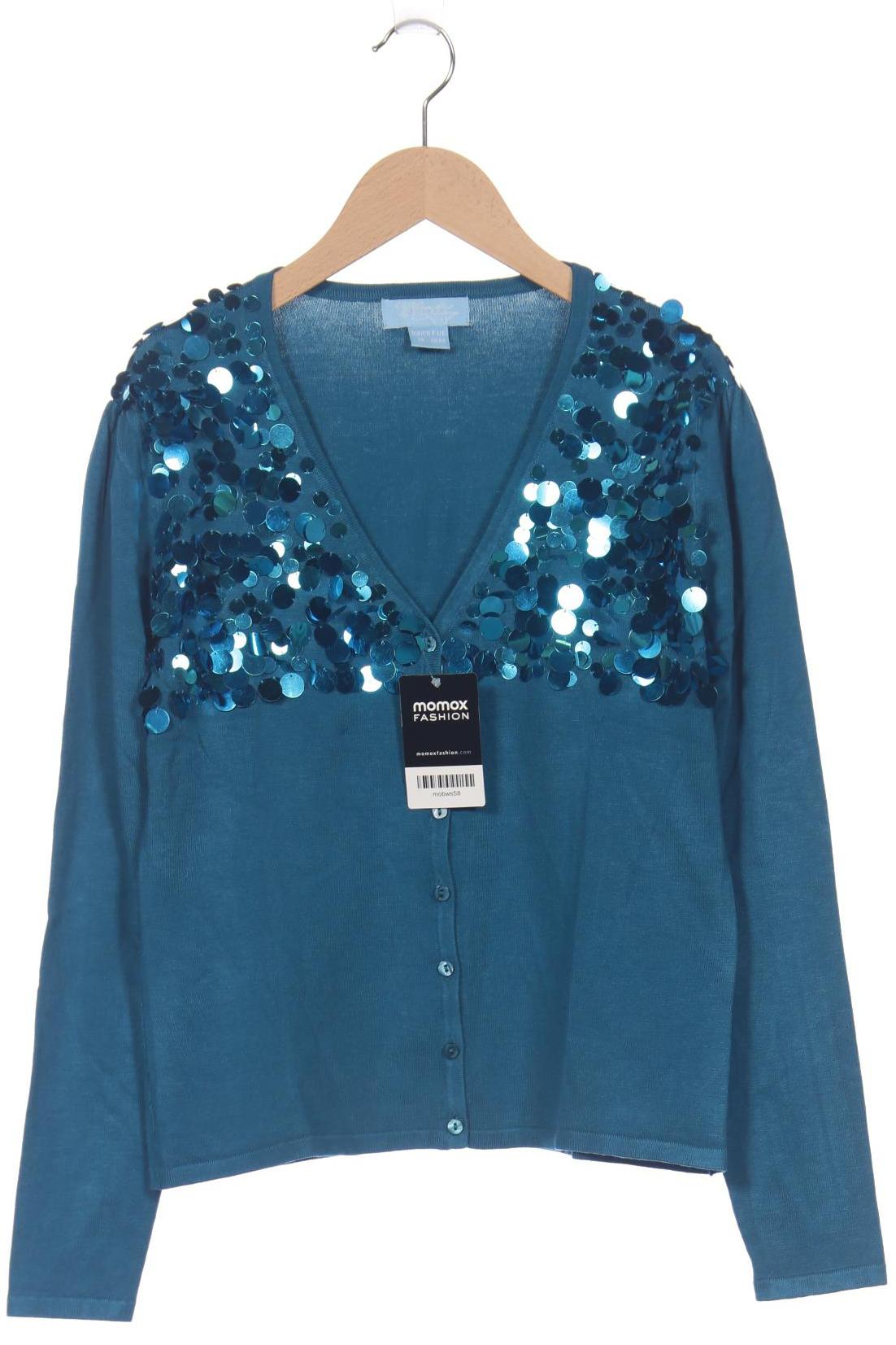 

Himmelblau by Lola Paltinger Damen Strickjacke, türkis, Gr. 38