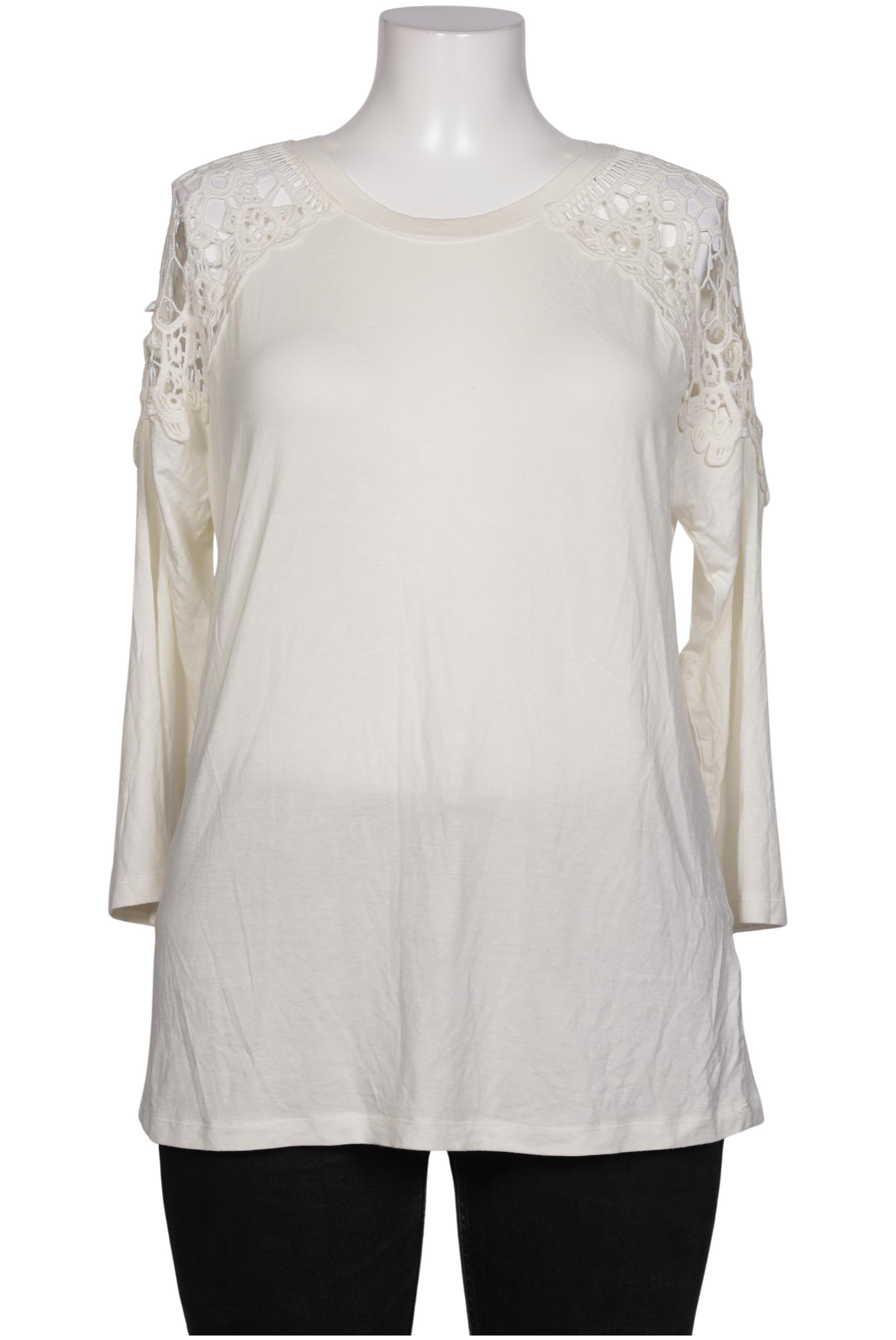 

Himmelblau by Lola Paltinger Damen Langarmshirt, weiß, Gr. 46