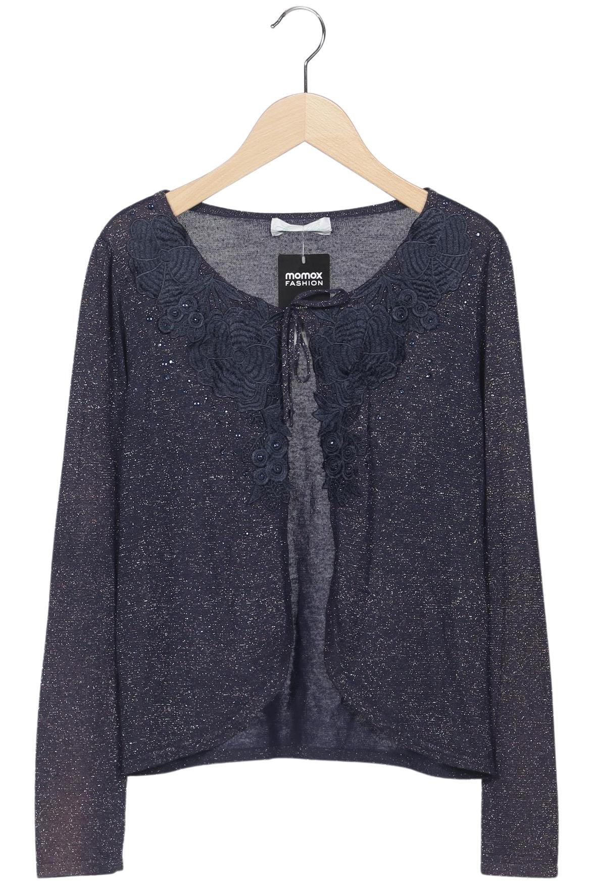 

Himmelblau by Lola Paltinger Damen Strickjacke, marineblau, Gr. 42