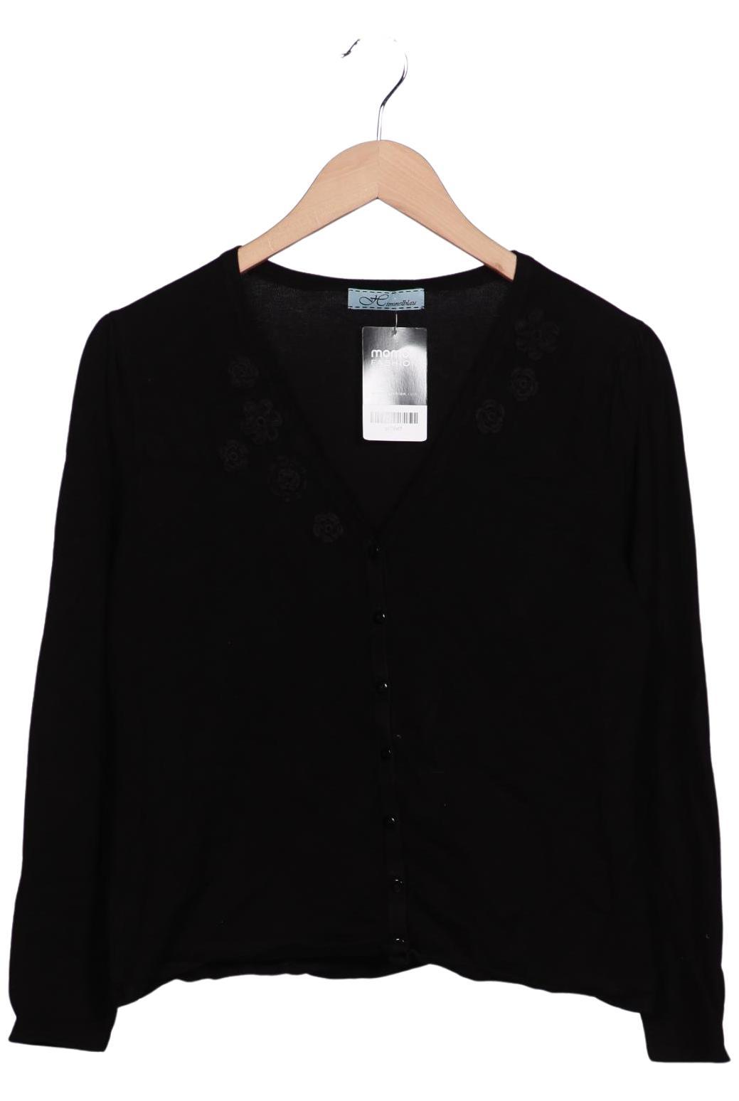 

Himmelblau by Lola Paltinger Damen Strickjacke, schwarz, Gr. 42