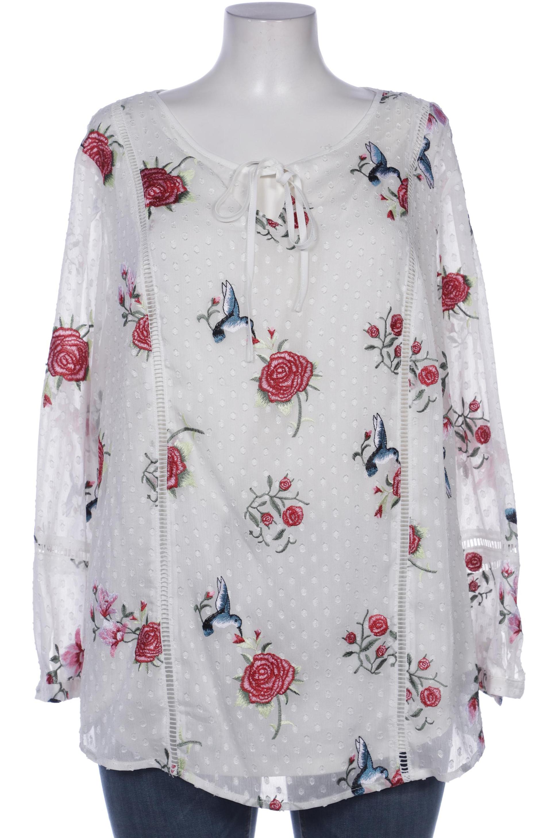 

Himmelblau by Lola Paltinger Damen Bluse, weiß, Gr. 50