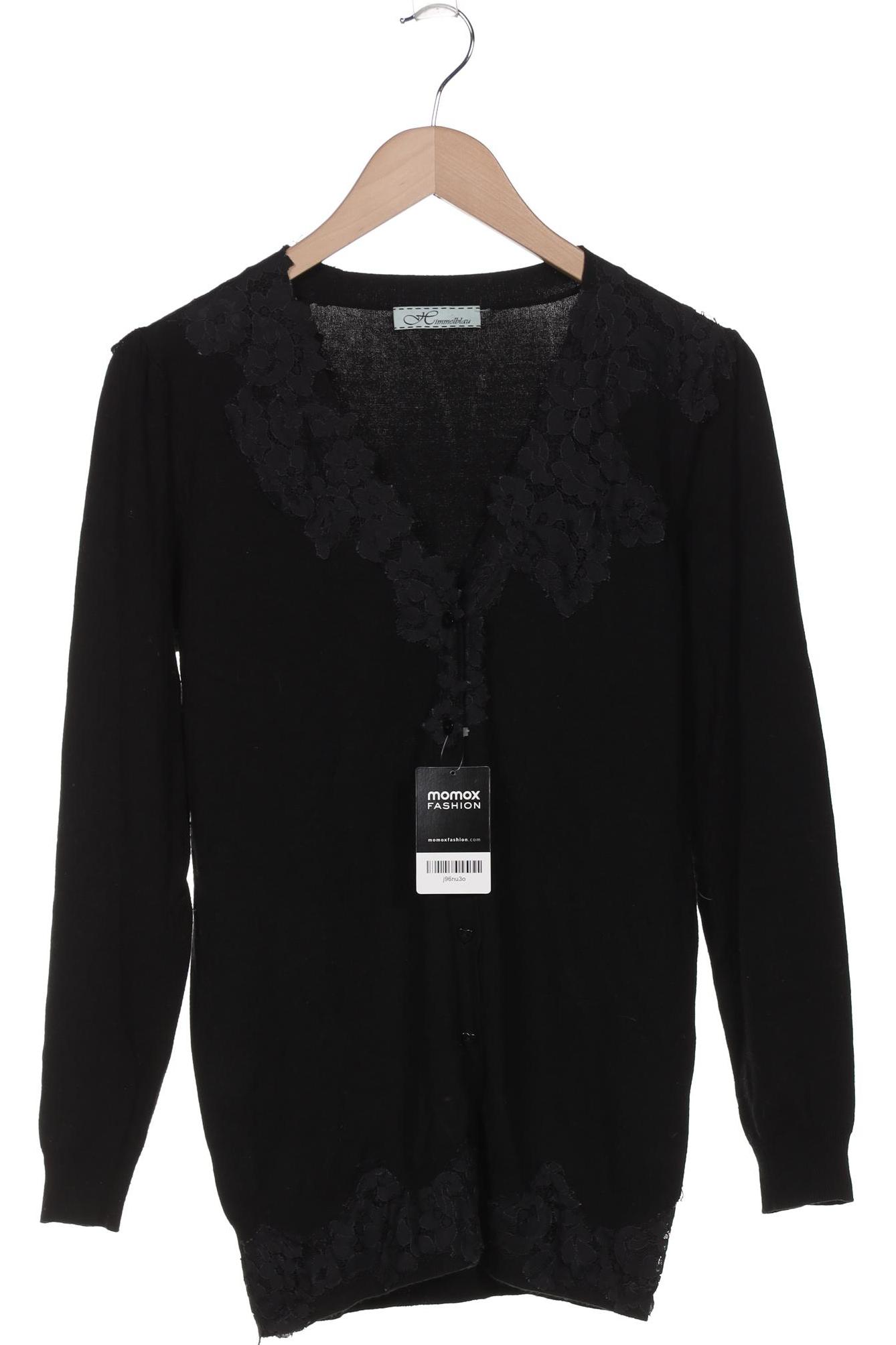 

Himmelblau by Lola Paltinger Damen Strickjacke, schwarz, Gr. 38