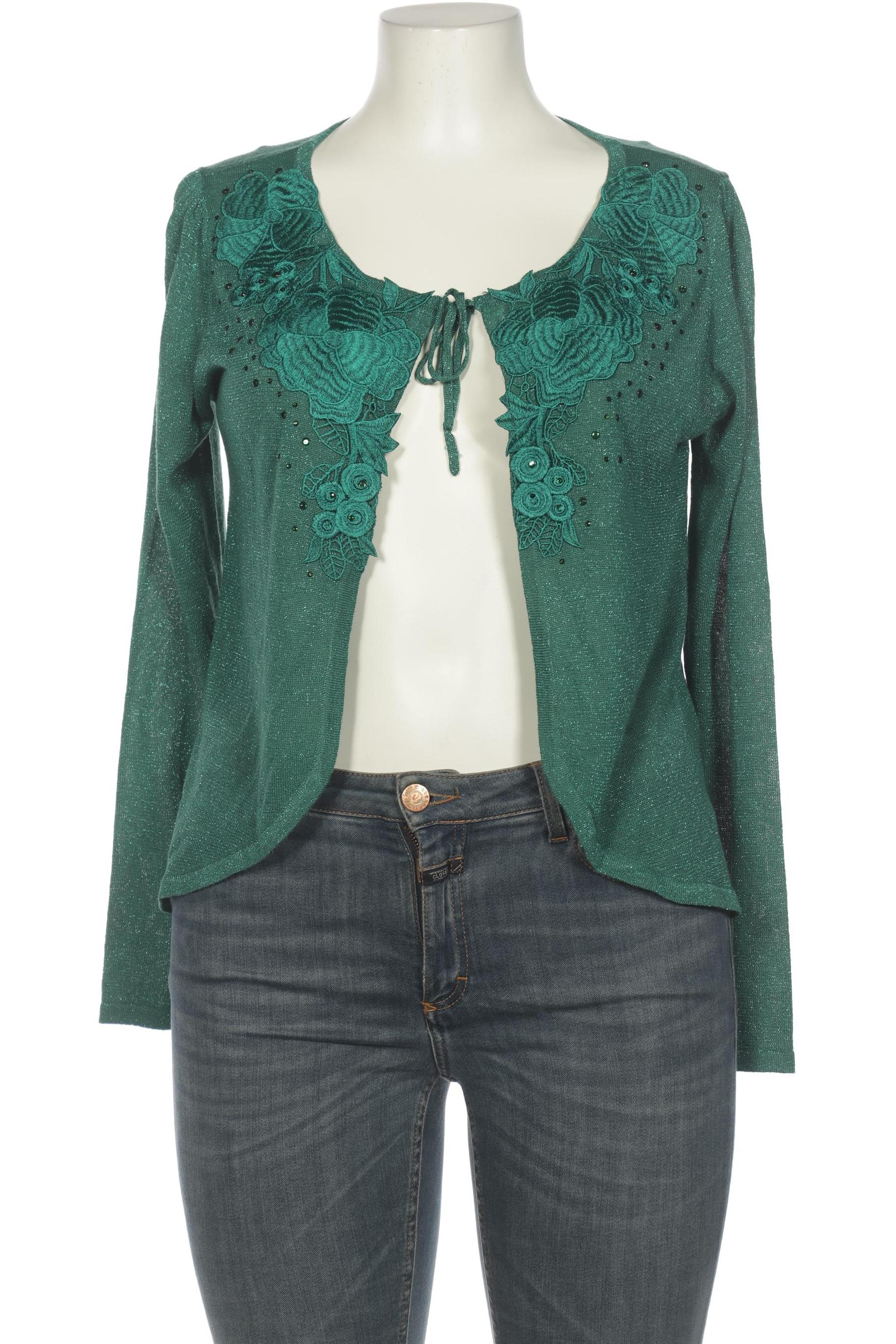 

Himmelblau by Lola Paltinger Damen Strickjacke, grün, Gr. 42