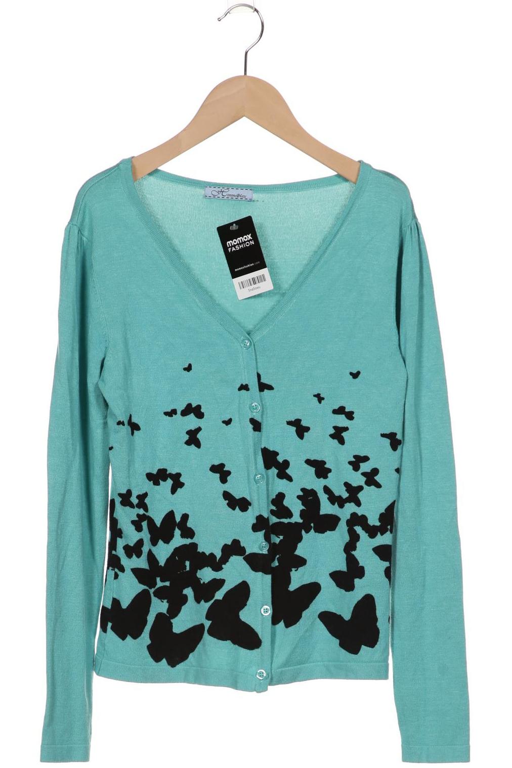 

Himmelblau by Lola Paltinger Damen Strickjacke, türkis, Gr. 36