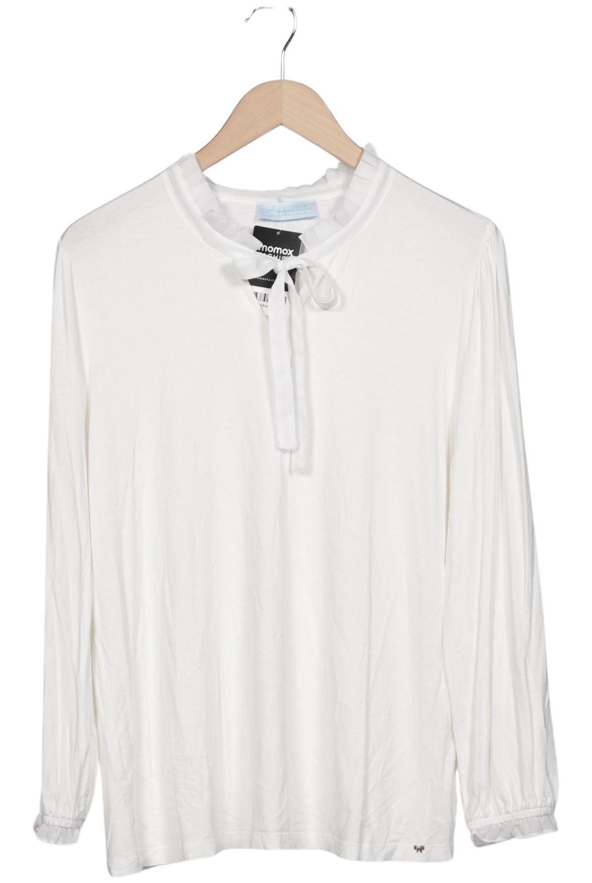 

Himmelblau by Lola Paltinger Damen Langarmshirt, weiß, Gr. 44