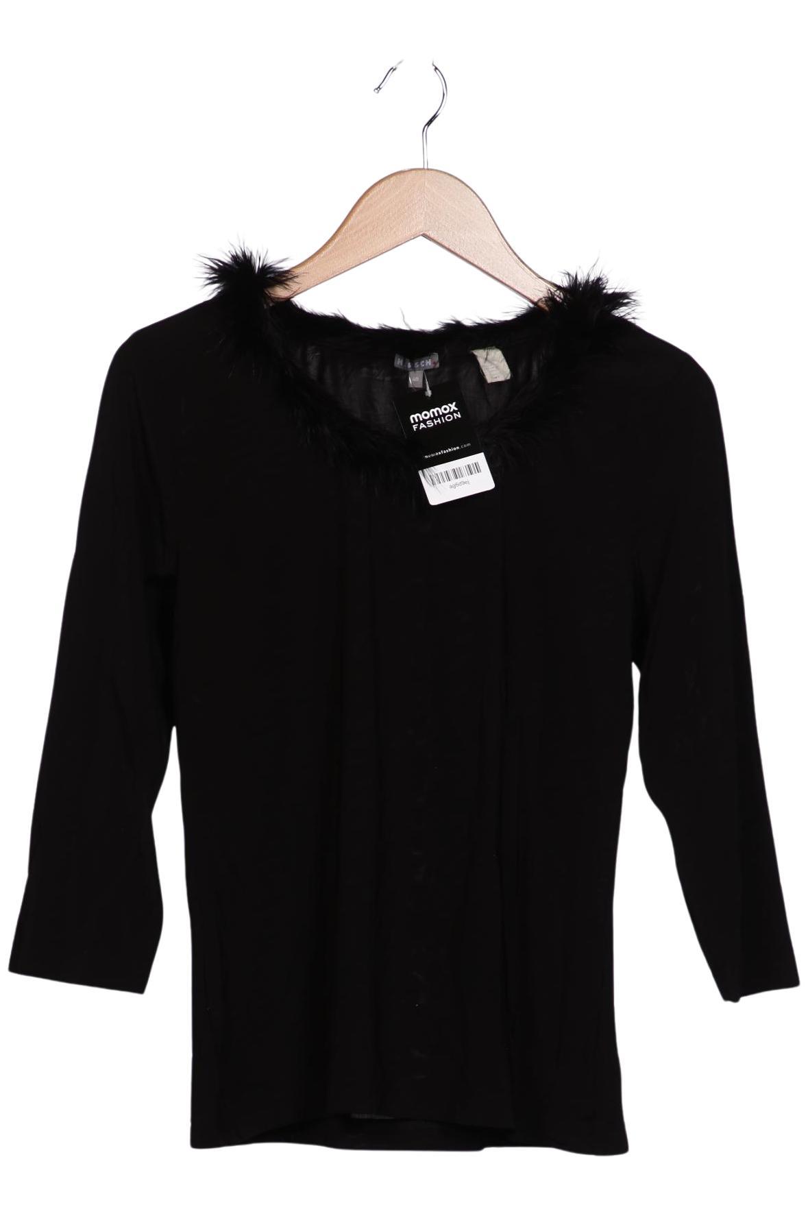 

Hirsch Damen Langarmshirt, schwarz, Gr. 40