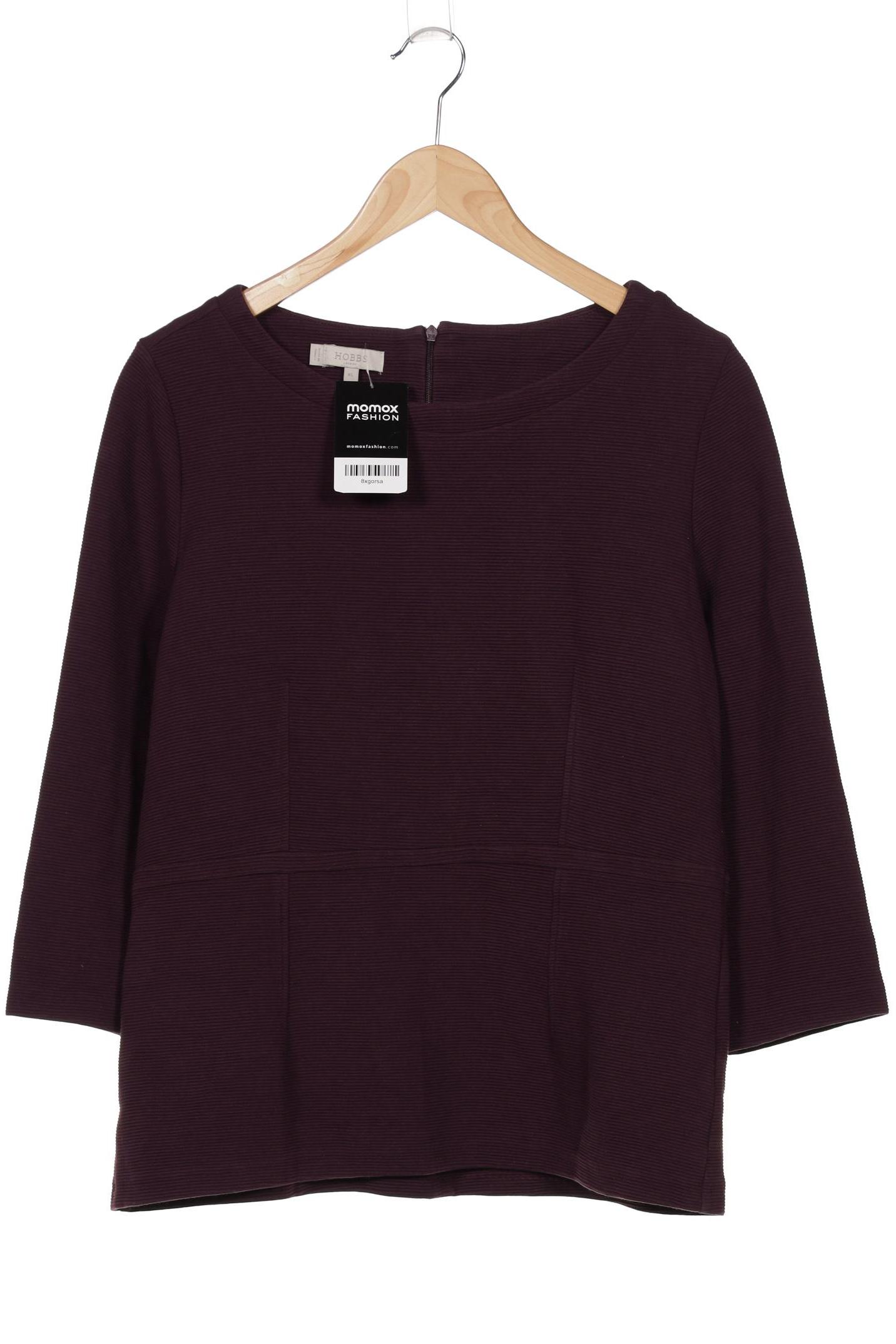 

Hobbs London Damen Langarmshirt, bordeaux, Gr. 44