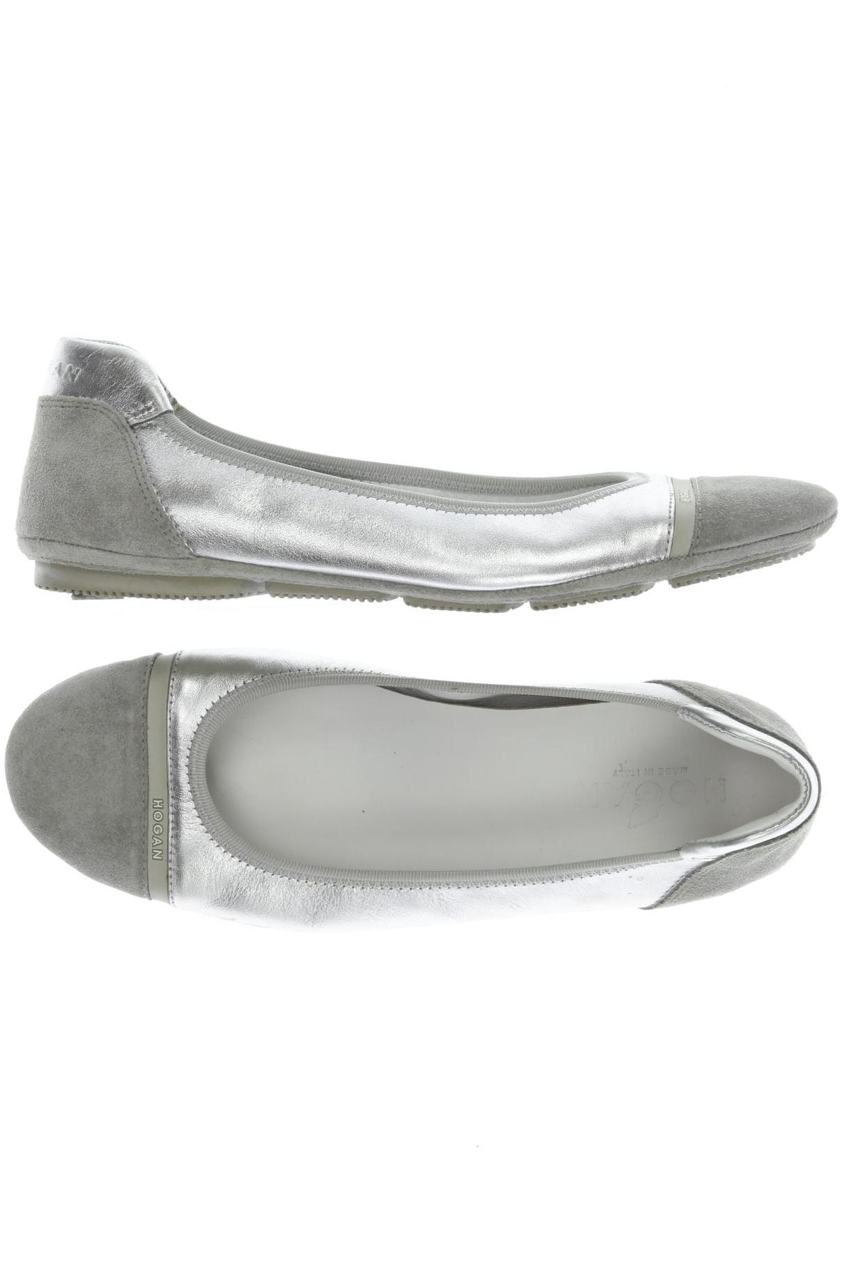 

Hogan Damen Ballerinas, silber, Gr. 37