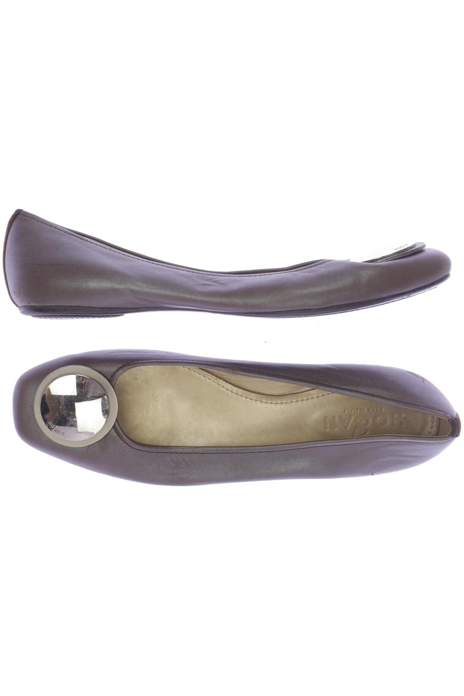 

Hogan Damen Ballerinas, braun, Gr. 39.5