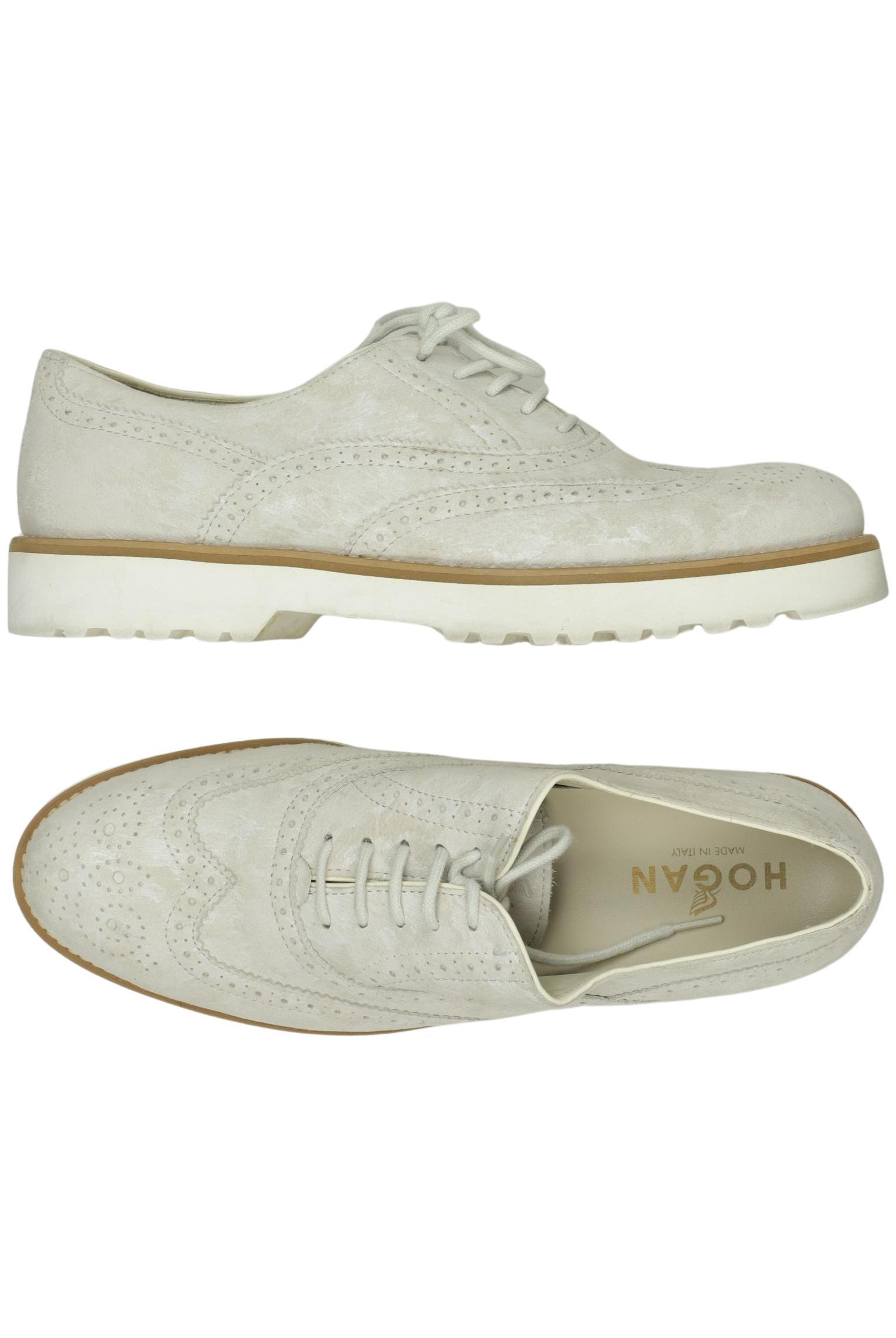 

Hogan Damen Halbschuh, cremeweiß, Gr. 38