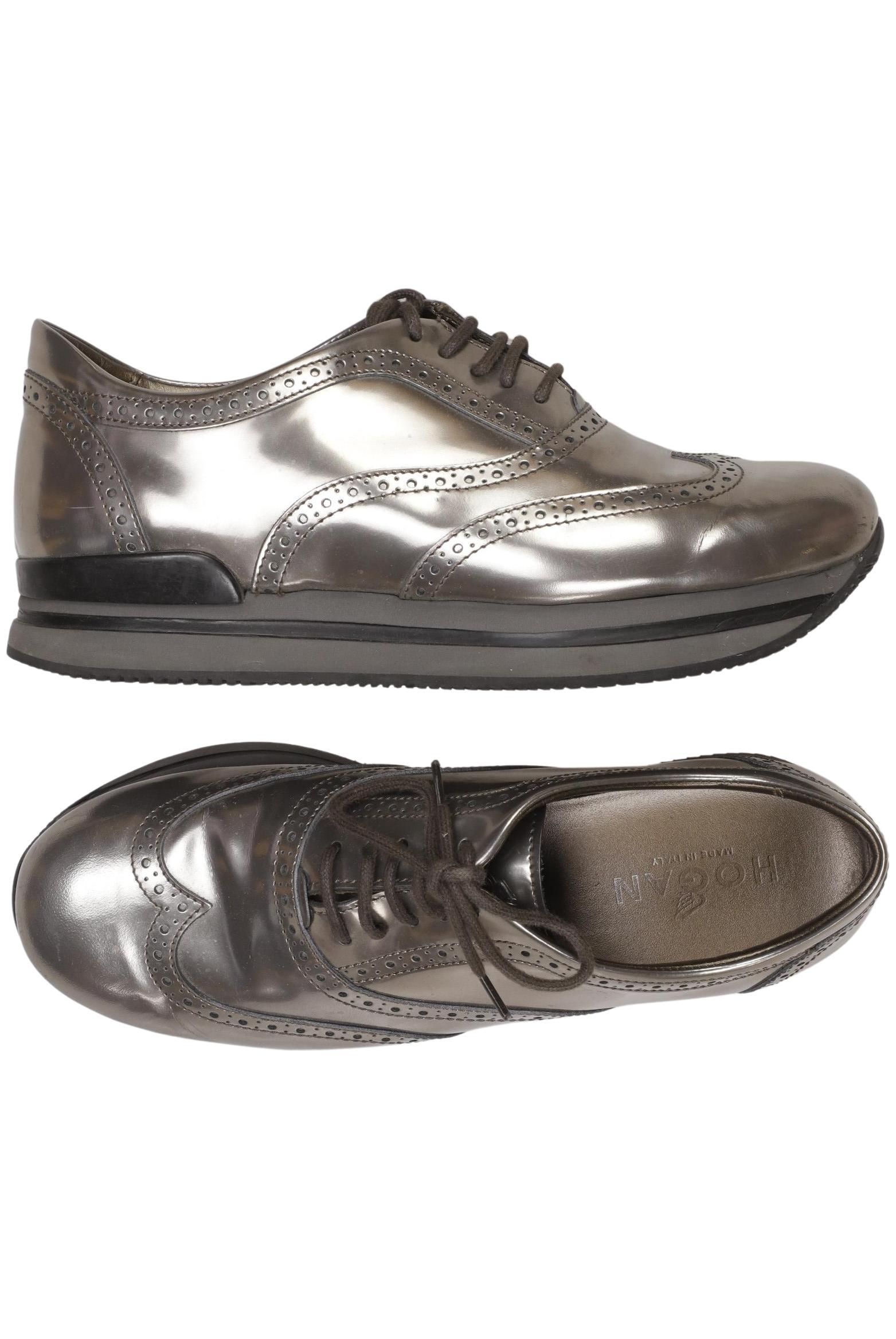 

Hogan Damen Halbschuh, silber, Gr. 37.5