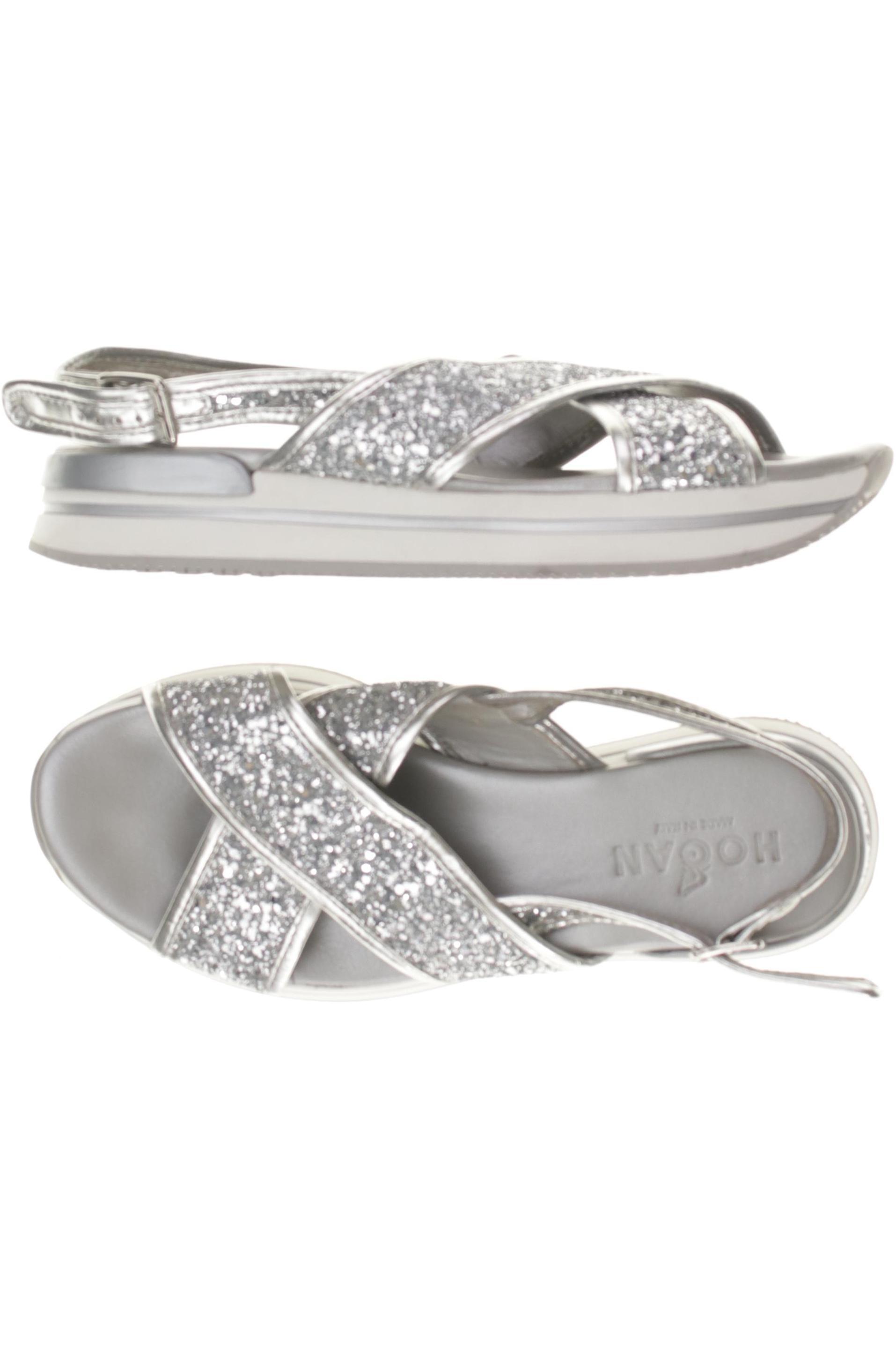 

Hogan Damen Sandale, silber, Gr. 37.5