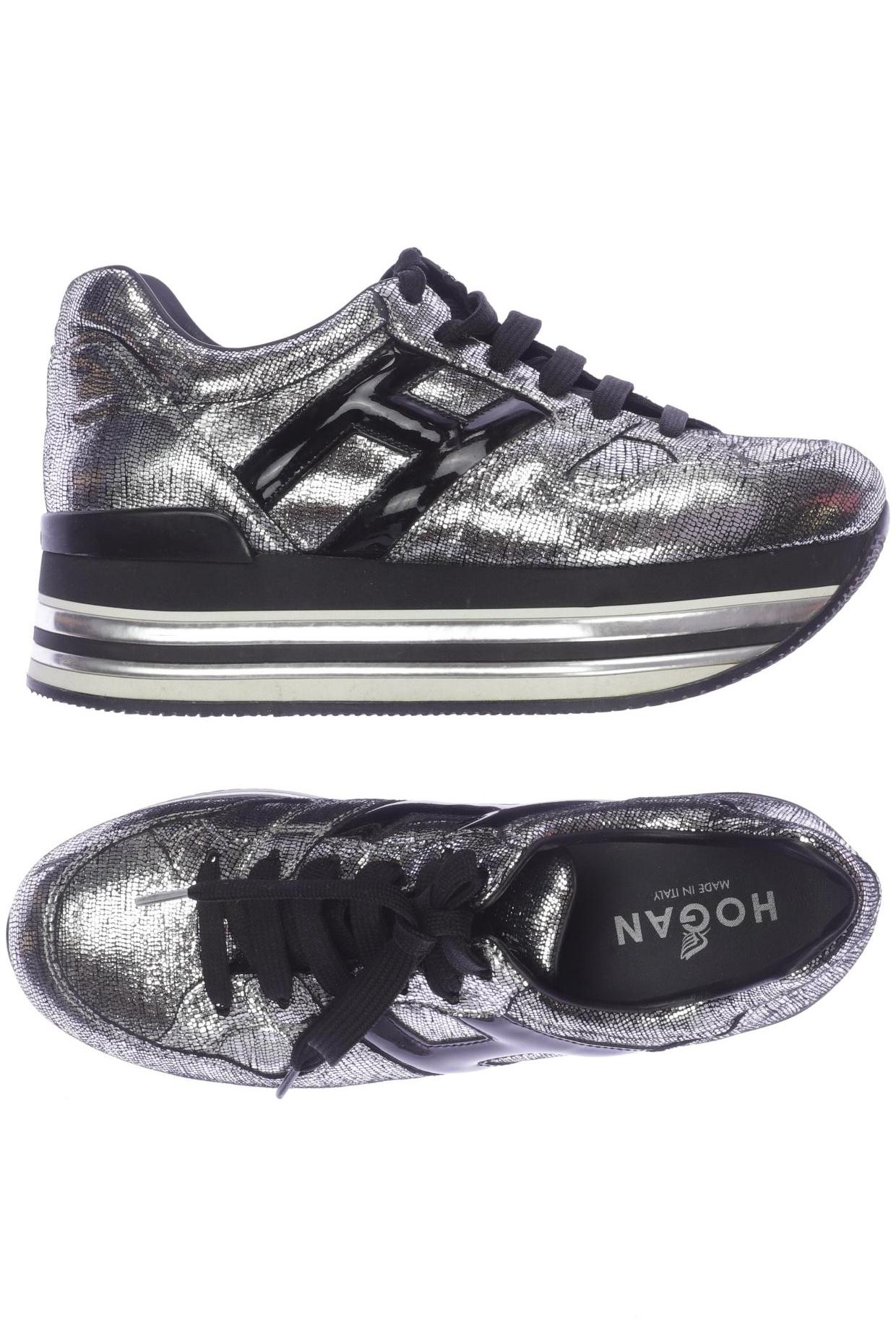

Hogan Damen Sneakers, silber, Gr. 38