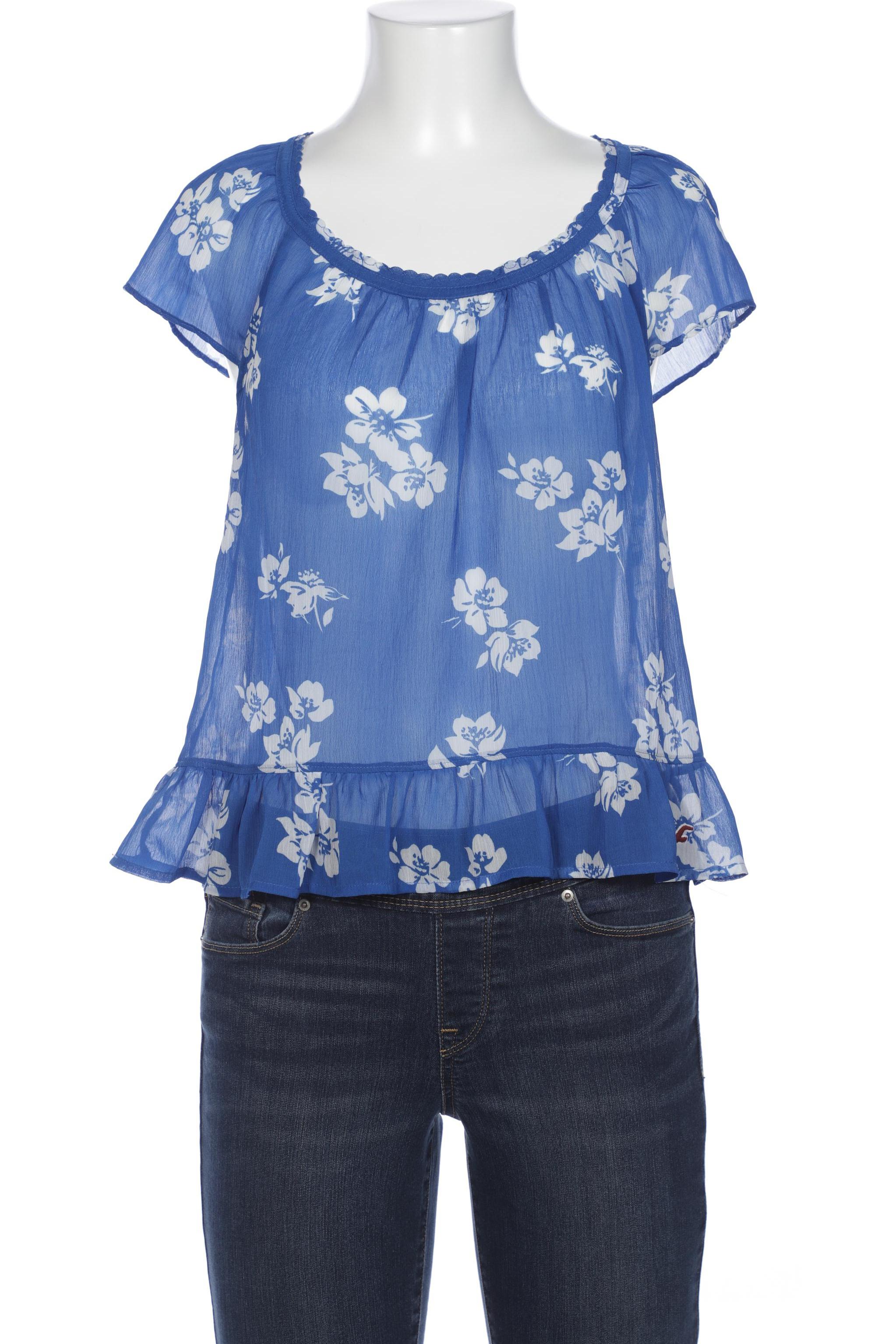 

Hollister Damen Bluse, blau, Gr. 36
