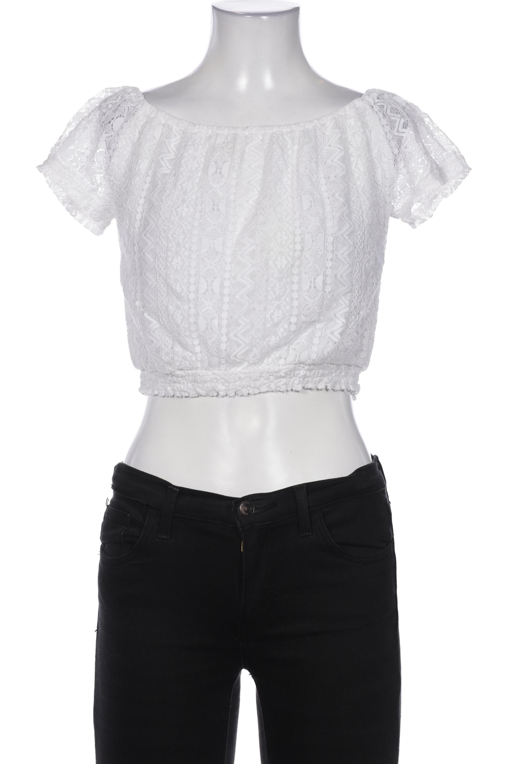 

Hollister Damen Bluse, weiß, Gr. 36