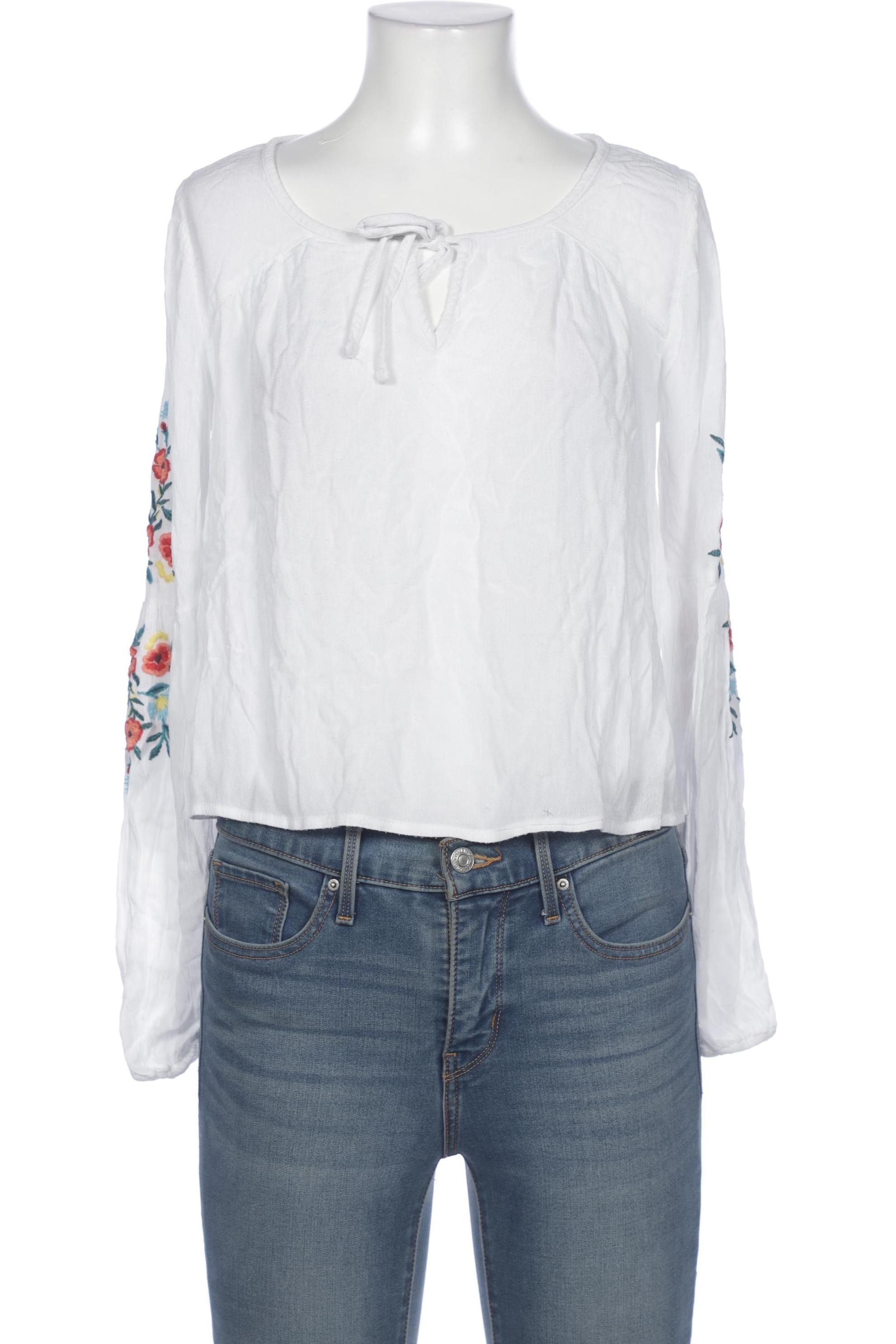

Hollister Damen Bluse, weiß, Gr. 36