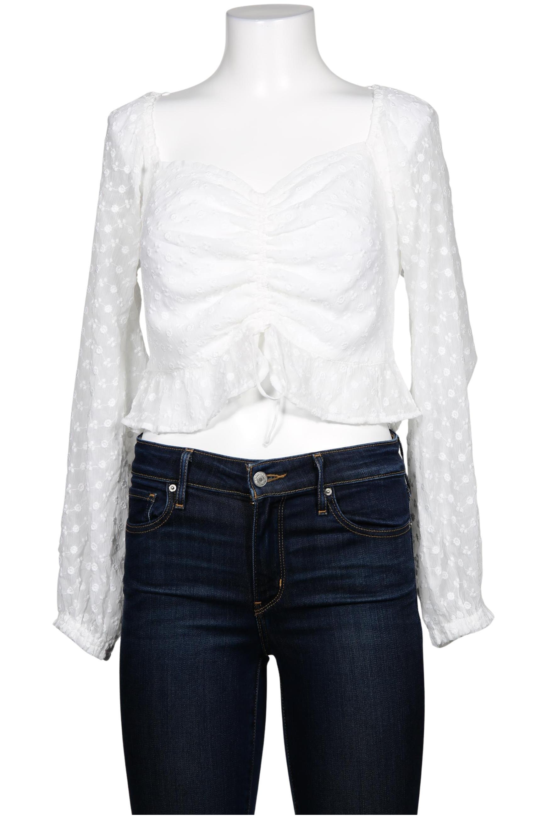 

Hollister Damen Bluse, weiß, Gr. 42