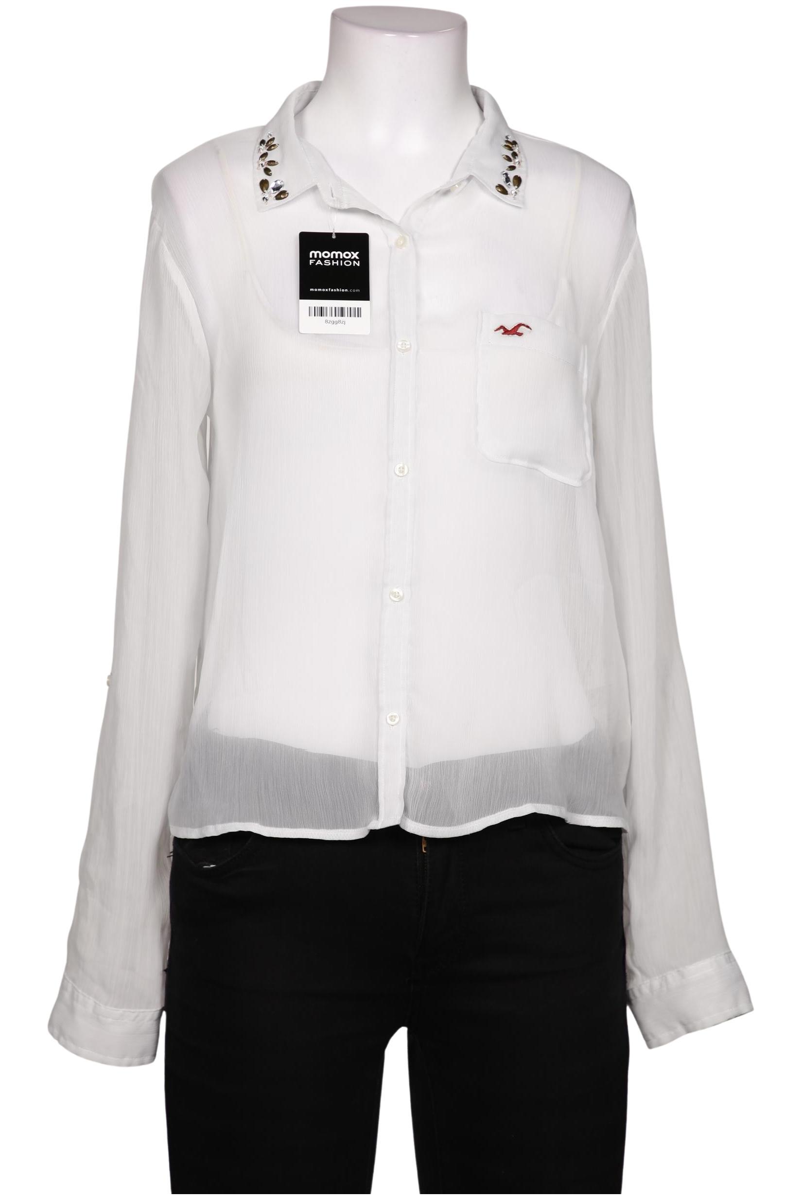 

Hollister Damen Bluse, weiß, Gr. 36