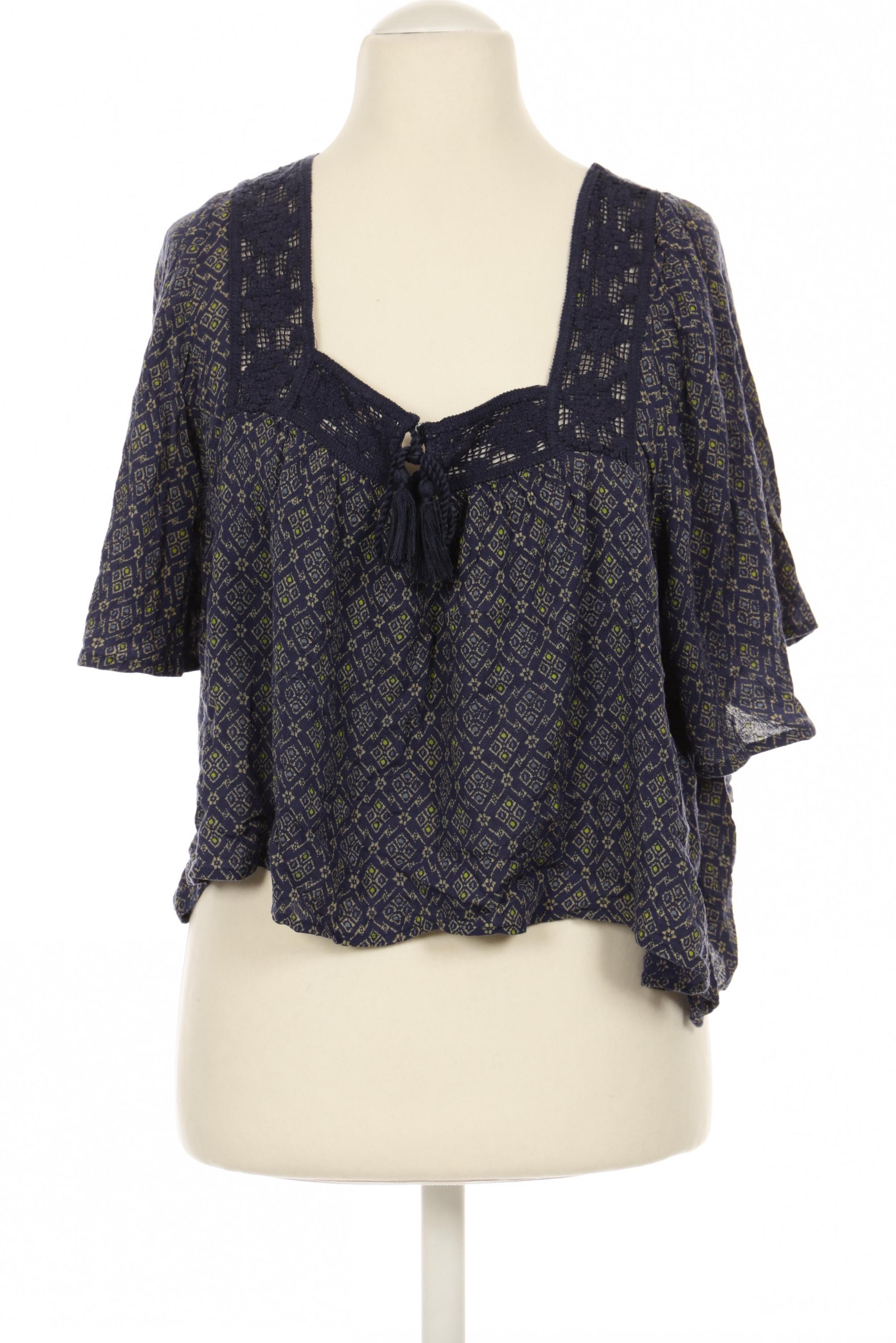 

Hollister Damen Bluse, blau, Gr.