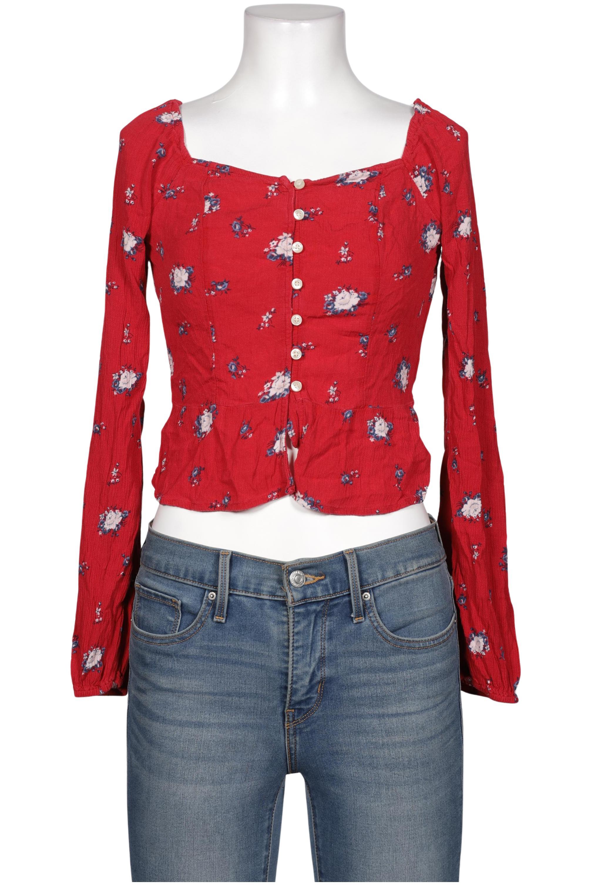 

Hollister Damen Bluse, rot, Gr. 36