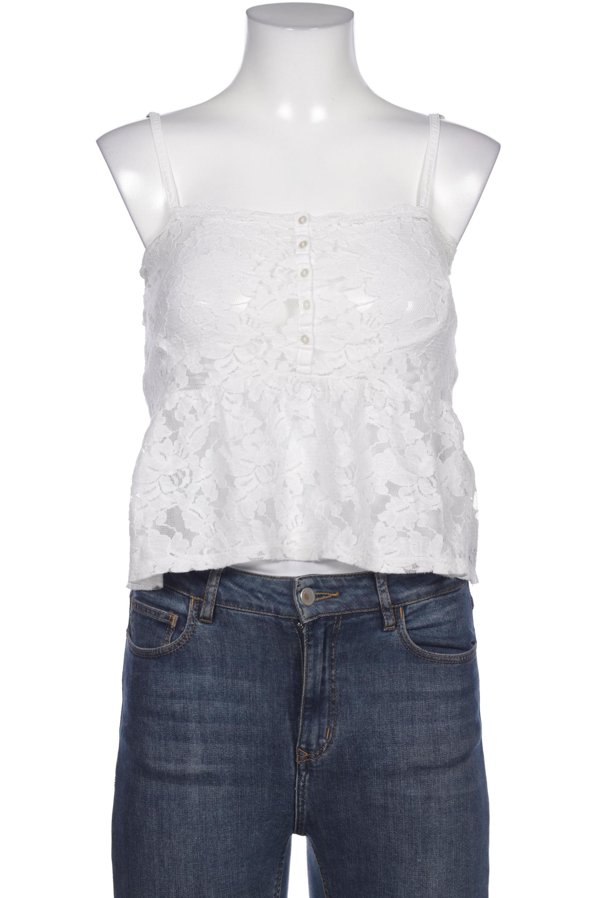 

Hollister Damen Bluse, weiß, Gr. 36