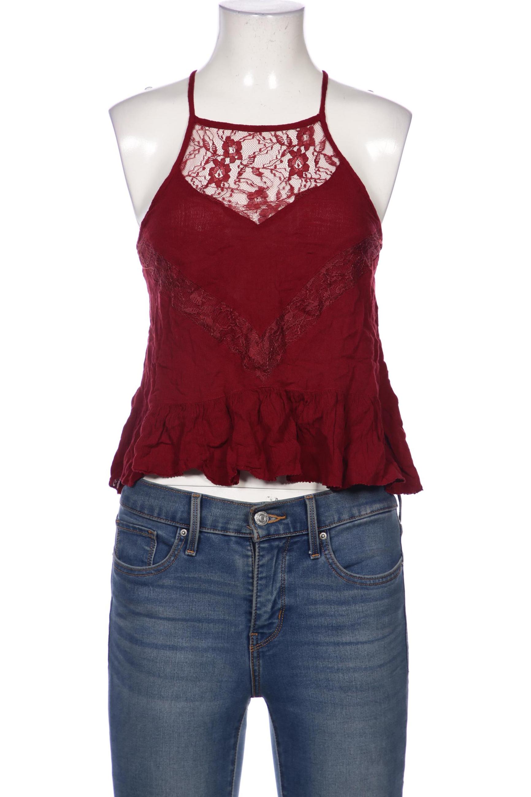 

Hollister Damen Bluse, bordeaux, Gr. 34