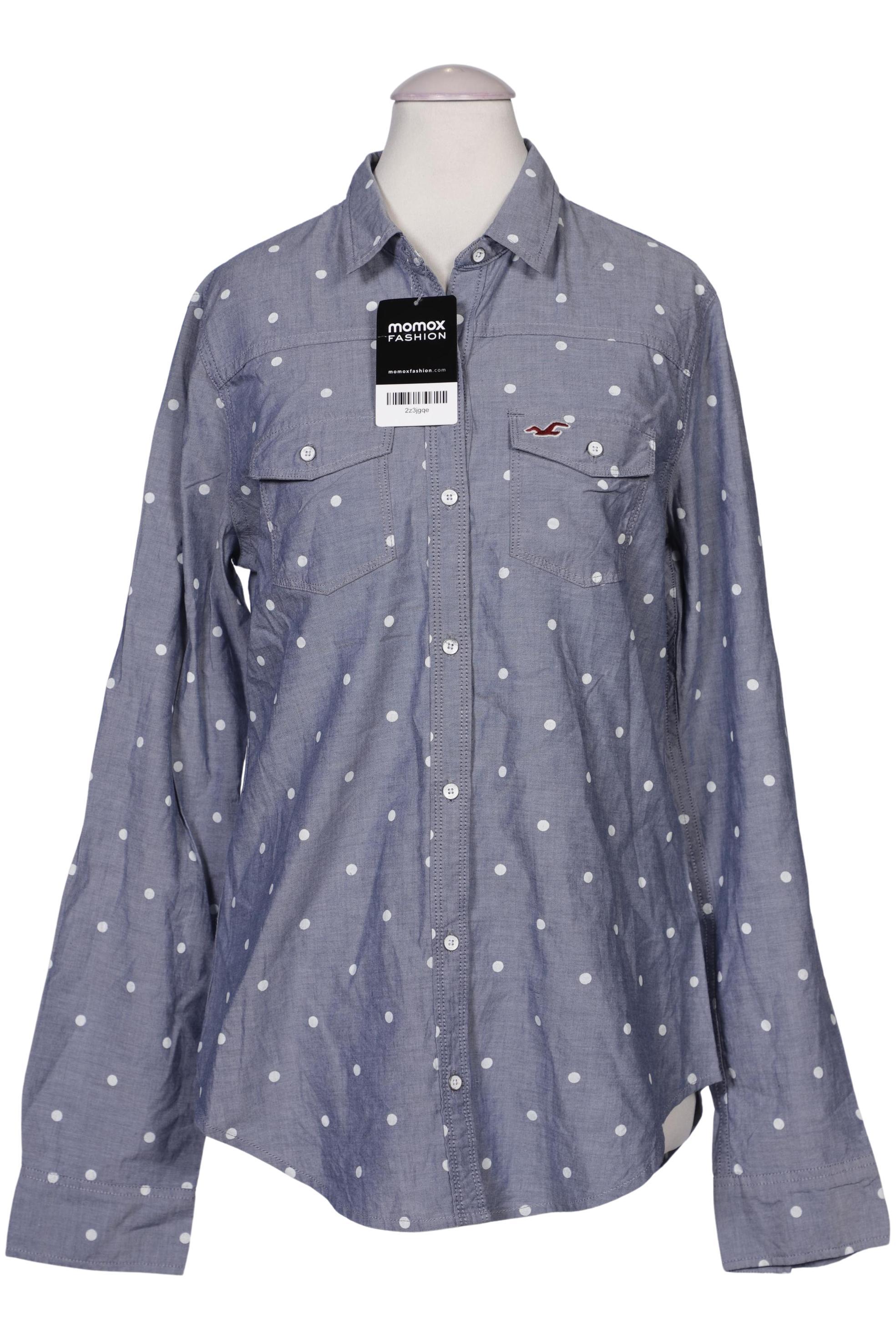 

Hollister Damen Bluse, blau, Gr. 34