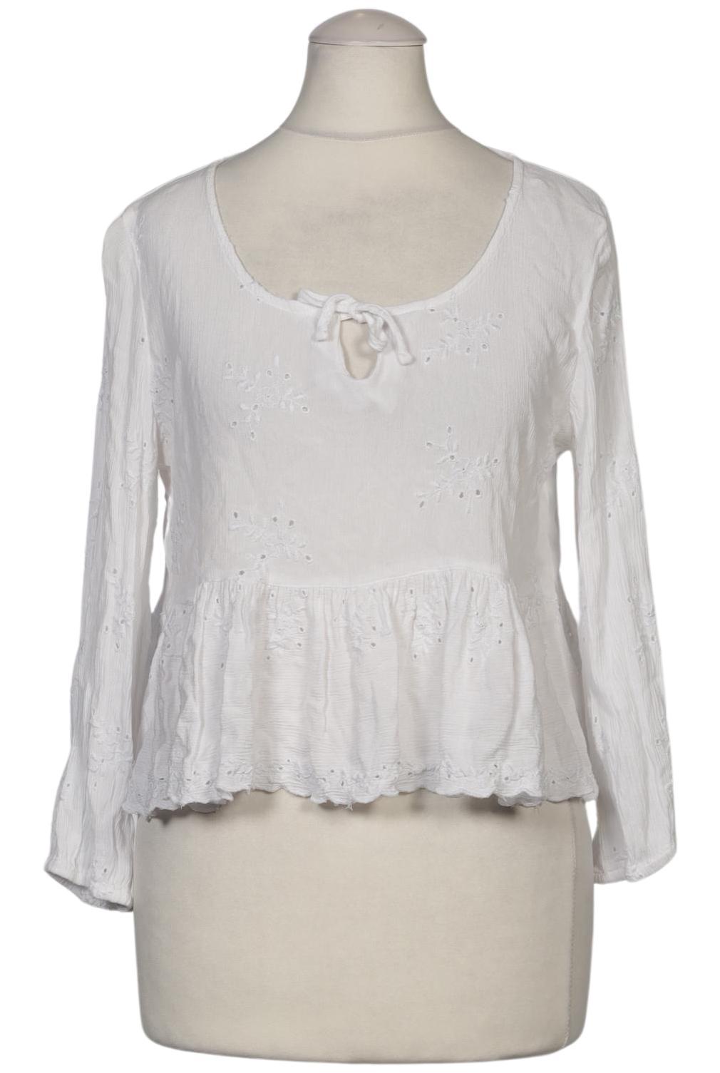 

Hollister Damen Bluse, weiß, Gr. 36