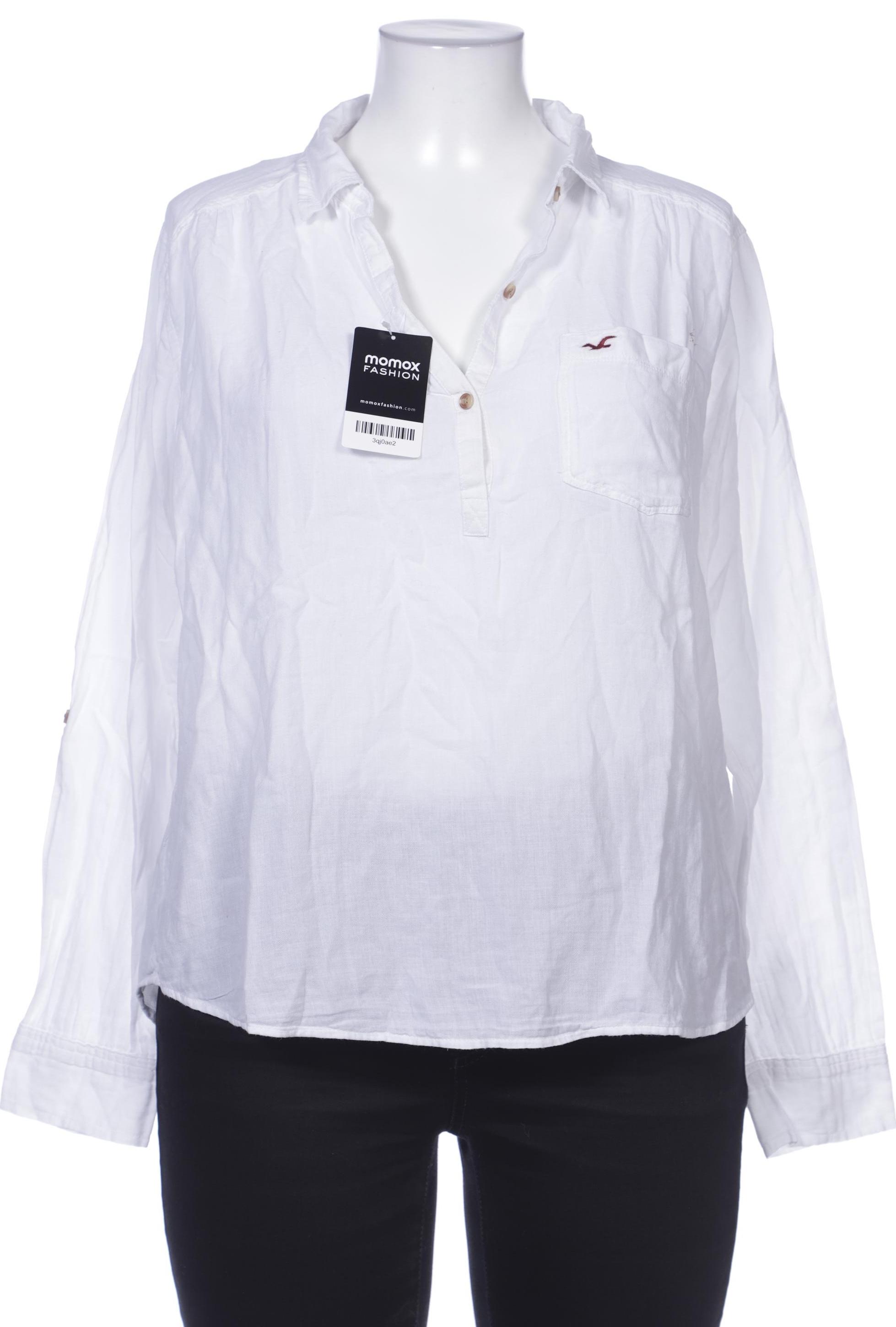 

Hollister Damen Bluse, weiß, Gr. 44