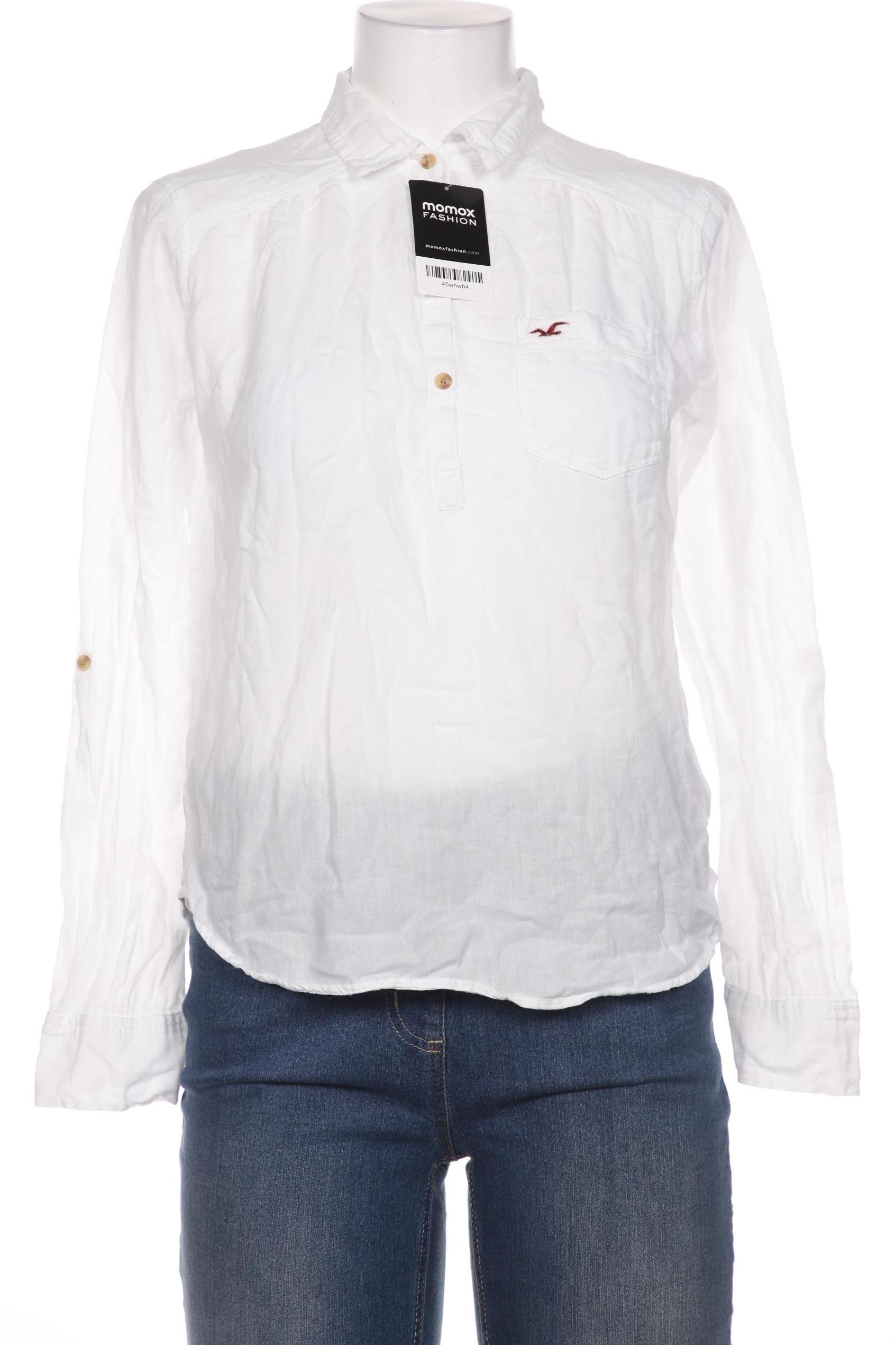 

Hollister Damen Bluse, weiß, Gr. 36