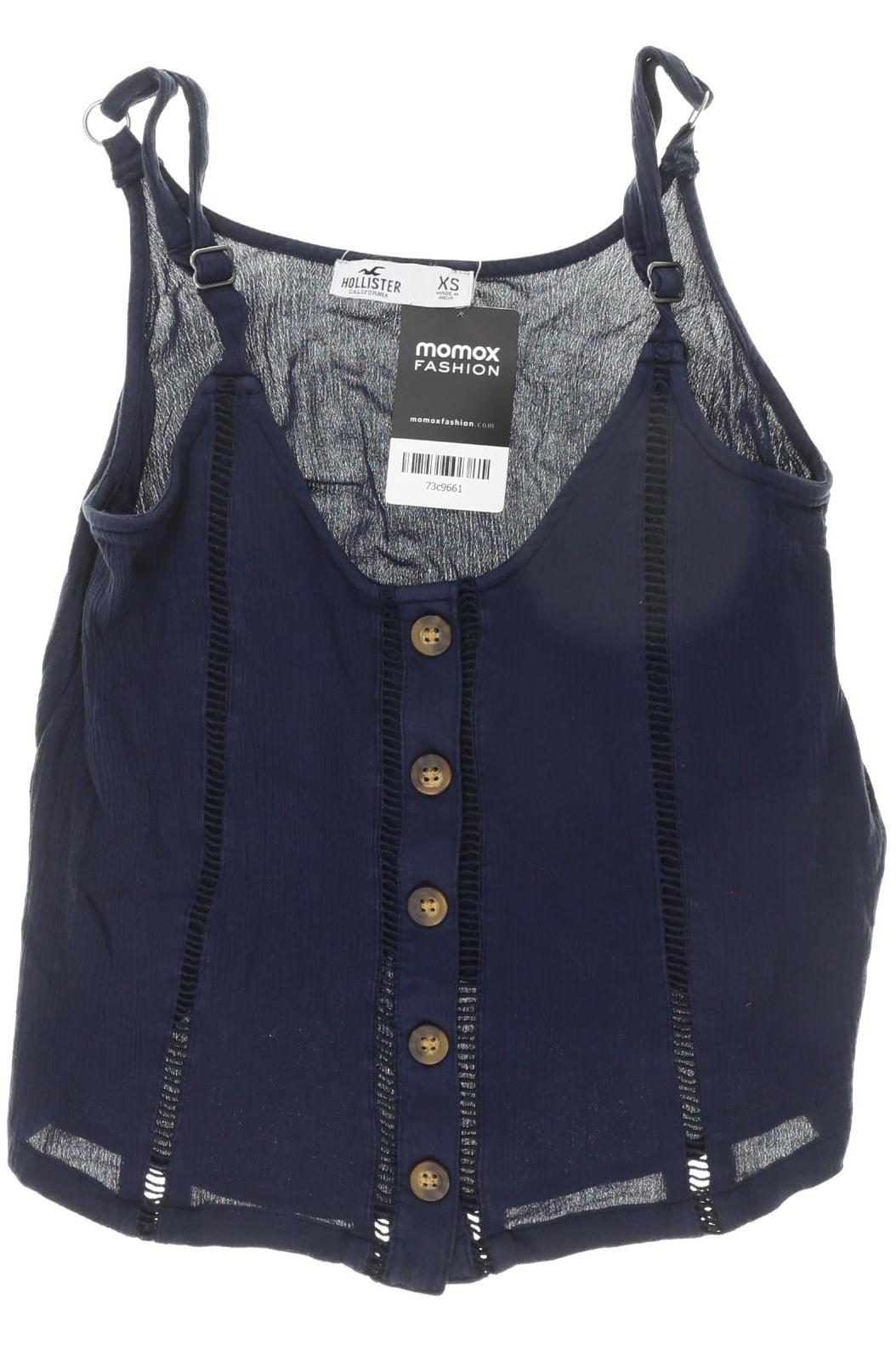 

Hollister Damen Bluse, blau, Gr. 34