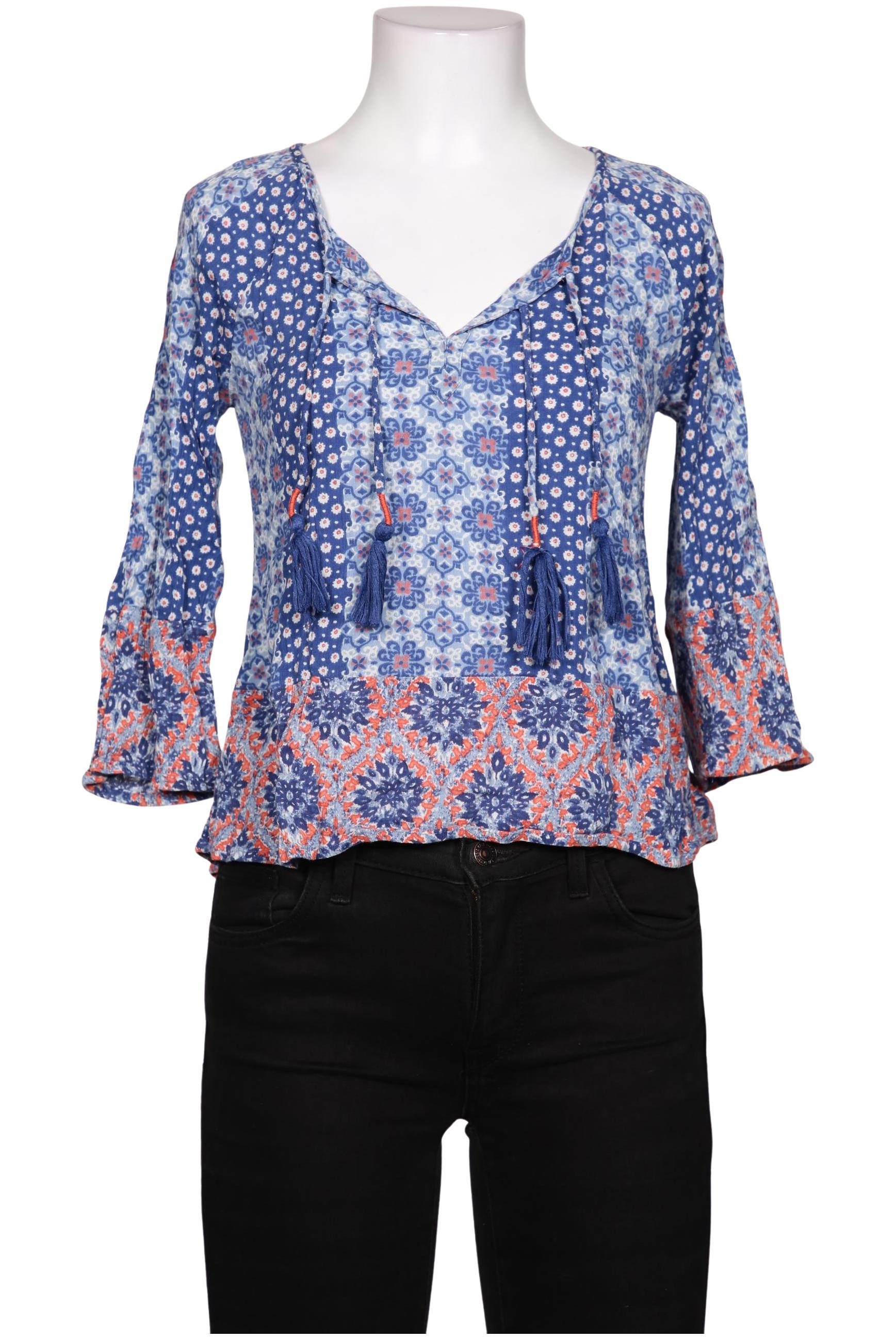 

Hollister Damen Bluse, blau, Gr. 34