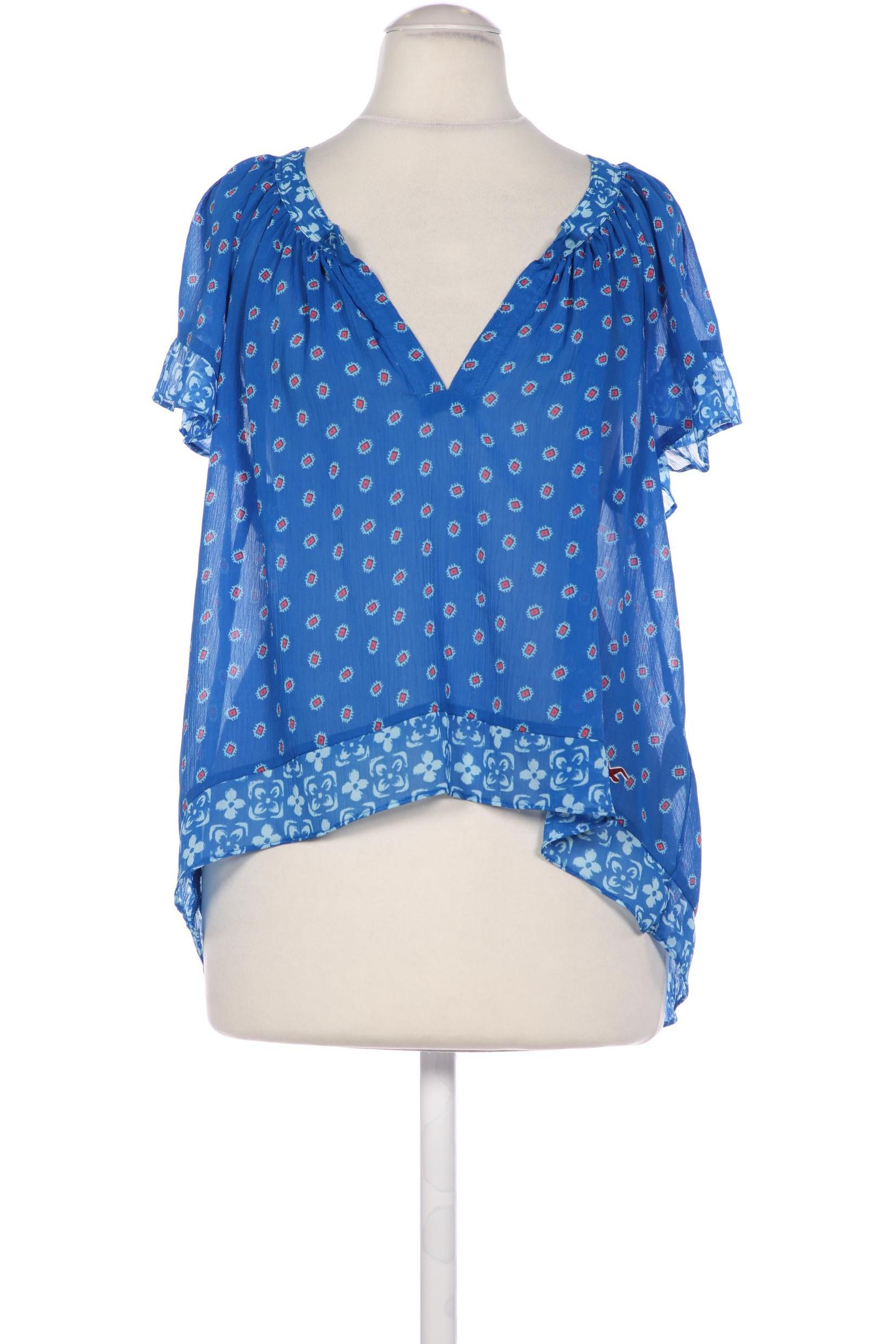 

Hollister Damen Bluse, blau, Gr. 34