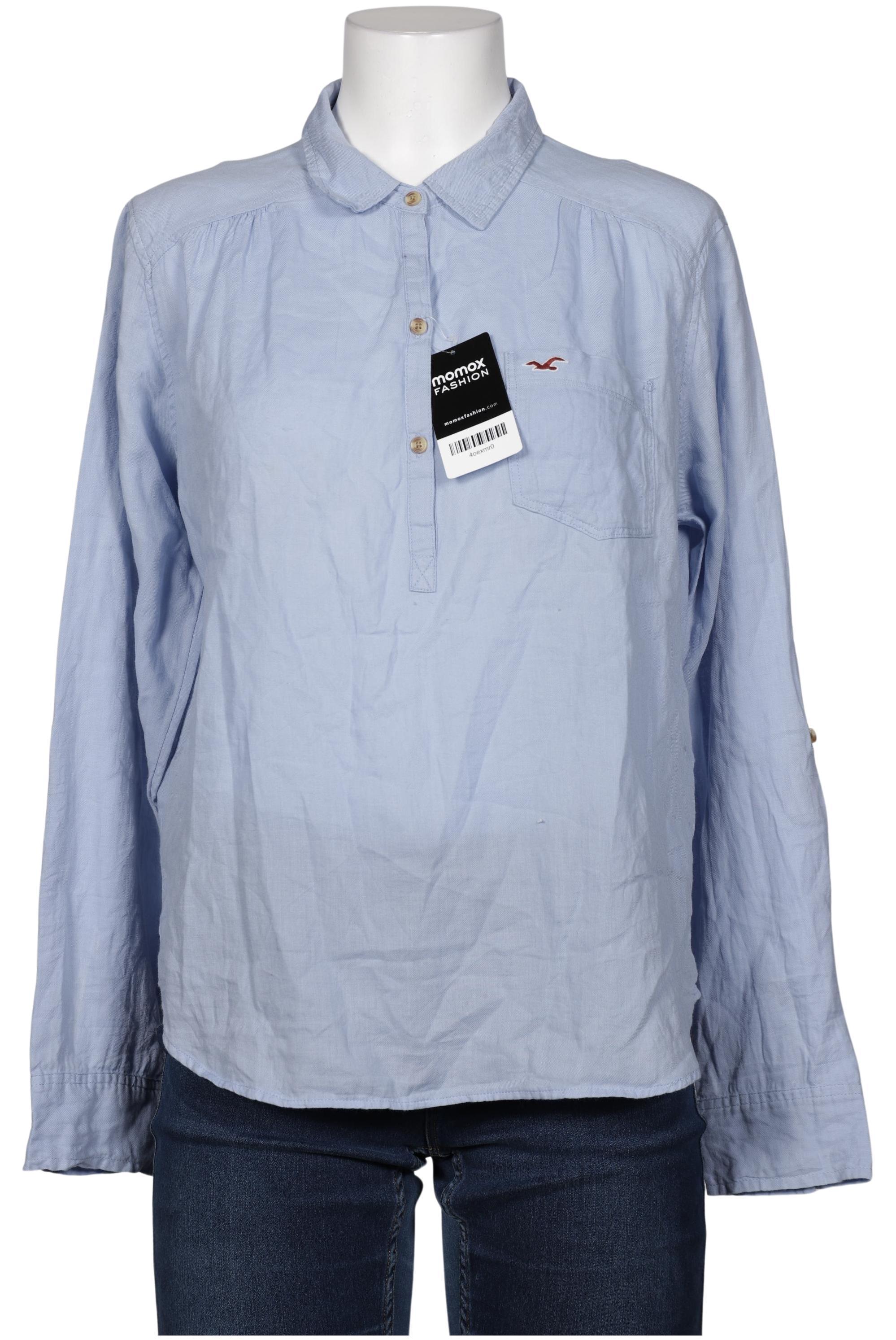 

Hollister Damen Bluse, hellblau, Gr. 42