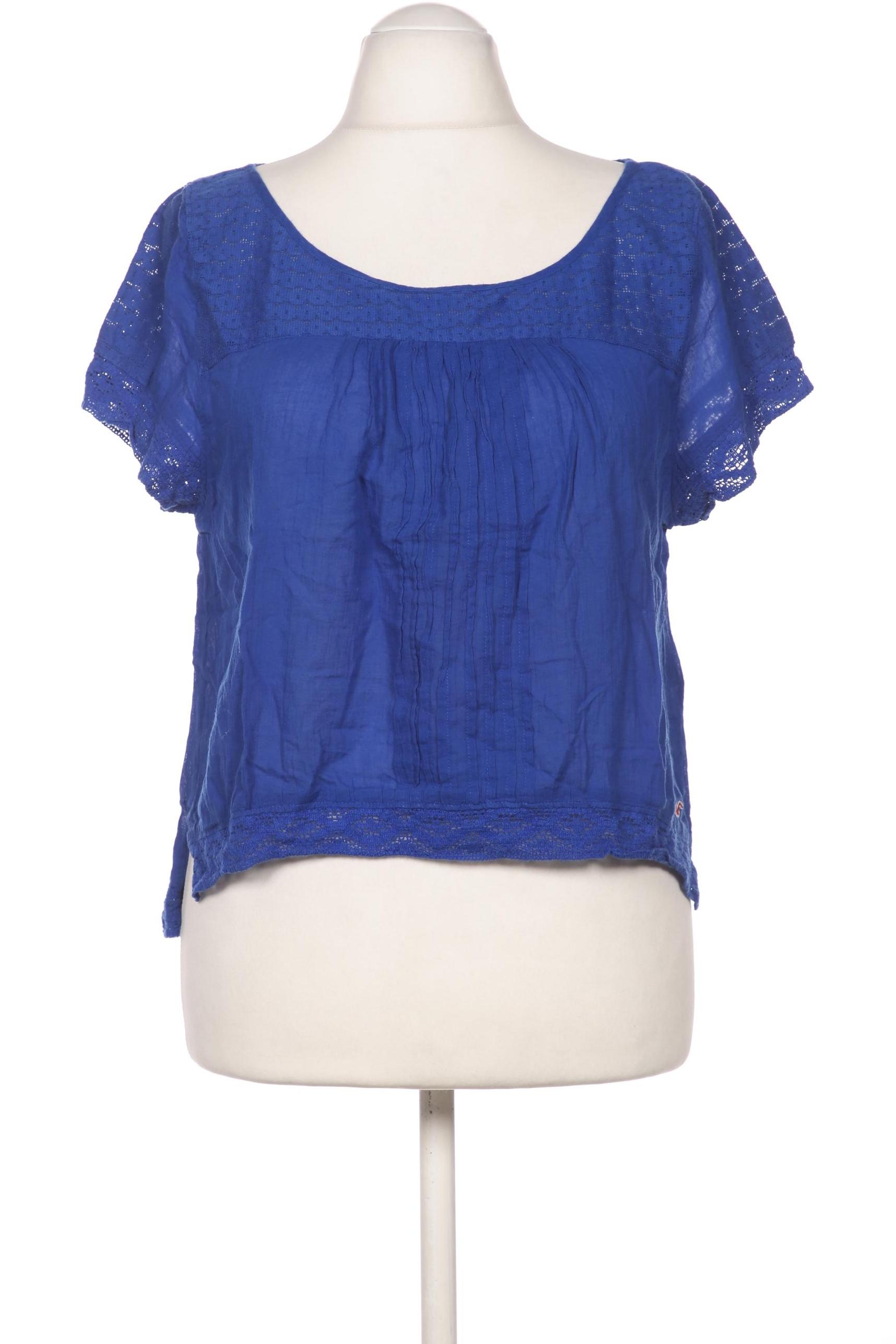 

Hollister Damen Bluse, blau, Gr. 42