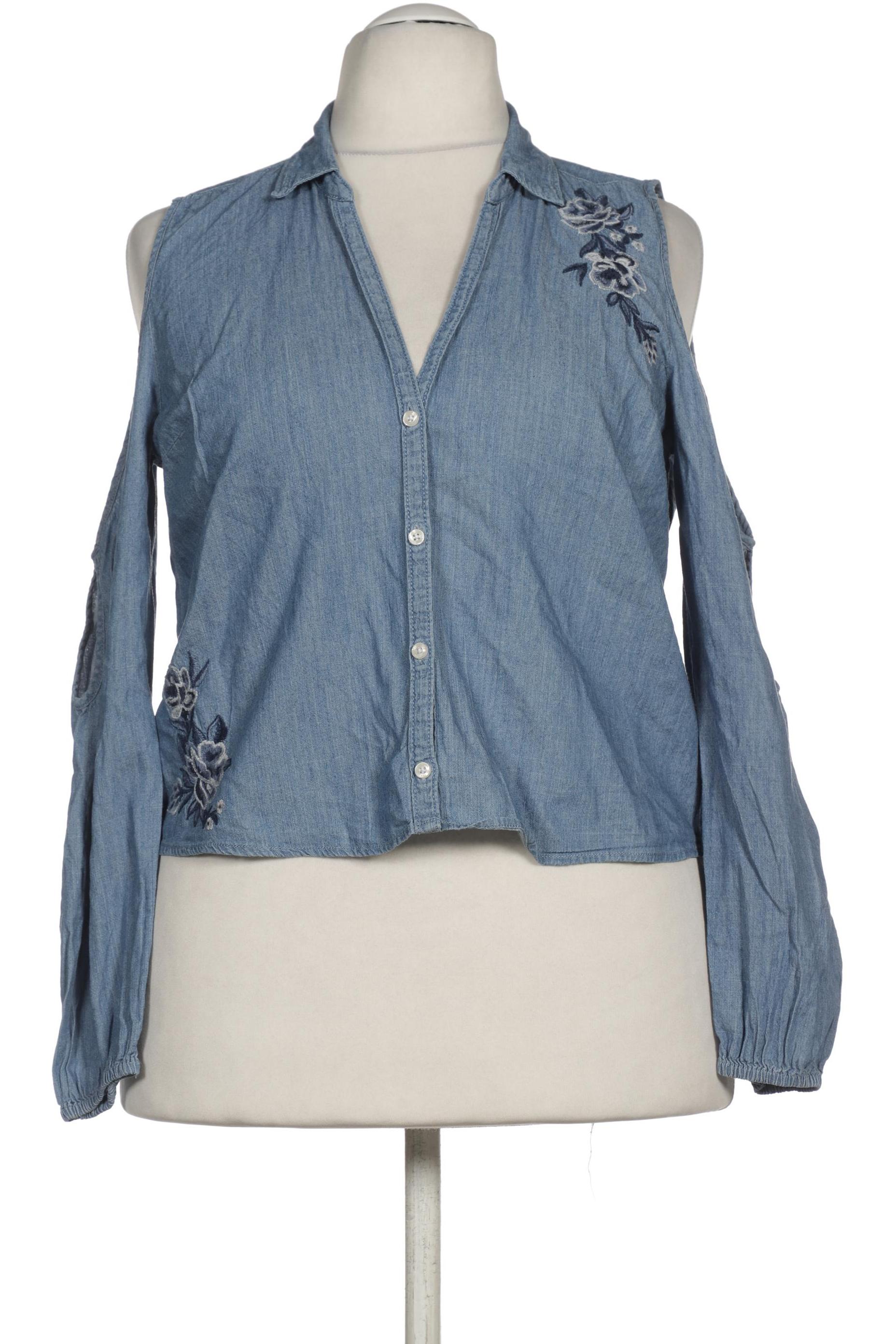 

Hollister Damen Bluse, blau, Gr. 42